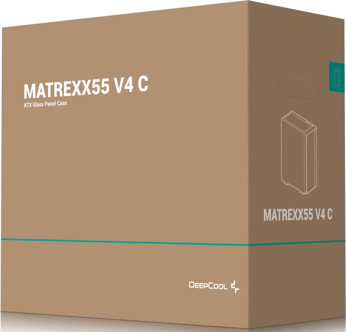 Корпус Deepcool Matrexx 55 V4 C черный без БП ATX 4x120mm 2x140mm 1xUSB3.0 audio bott PSU — миниатюра 11