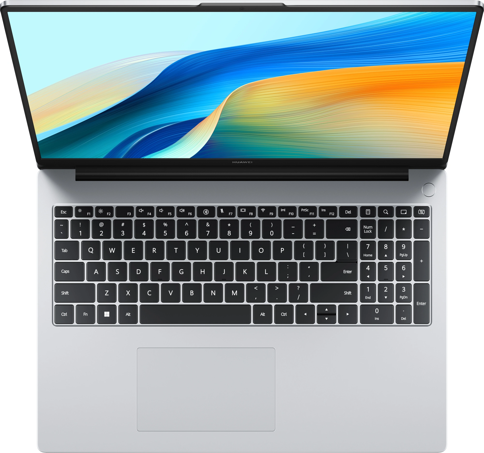 Ноутбук Huawei MateBook D 16 MCLG-X MitchellG-W5611D Core i5 13420H 16Gb SSD1Tb Intel UHD Graphics 16" IPS (1920x1200) без ОС silver WiFi BT Cam (53014QKV) — миниатюра 3