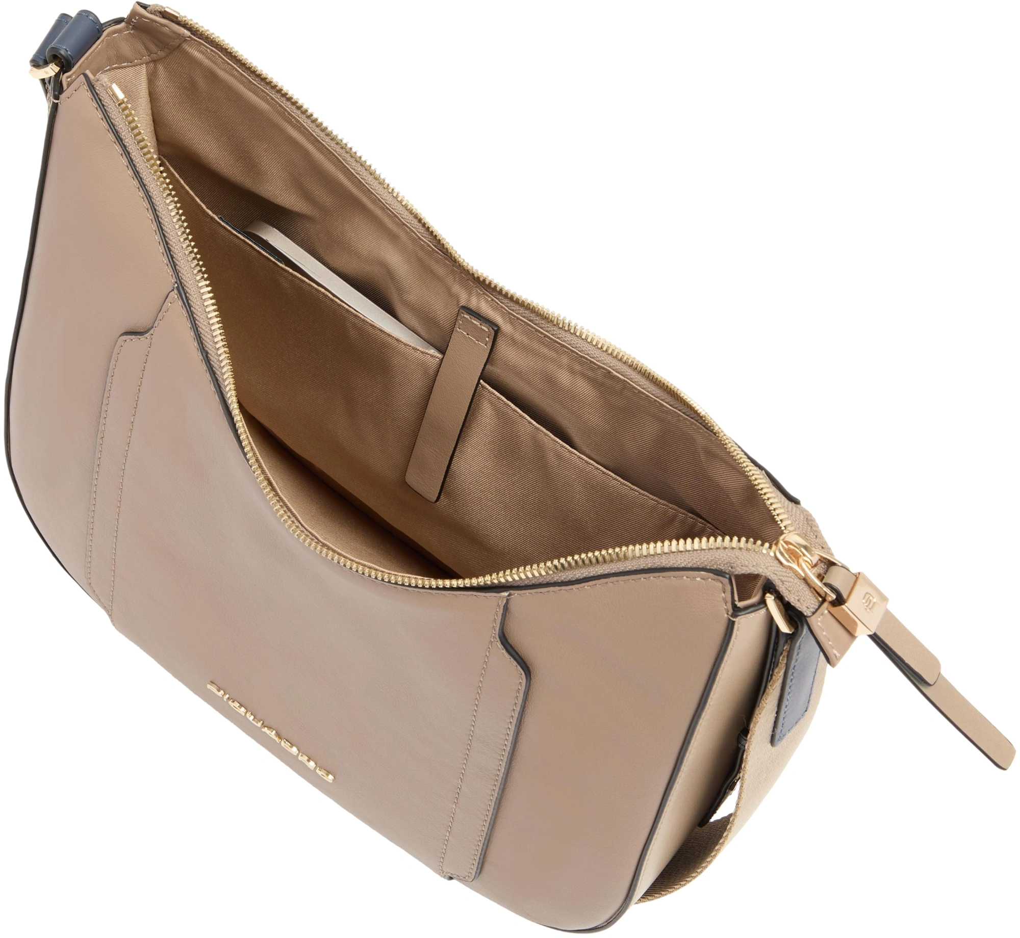 Сумка кросс-боди женская Piquadro Circle BD6657W92/TOBLU бежевая/голубая натур.кожа — миниатюра 4