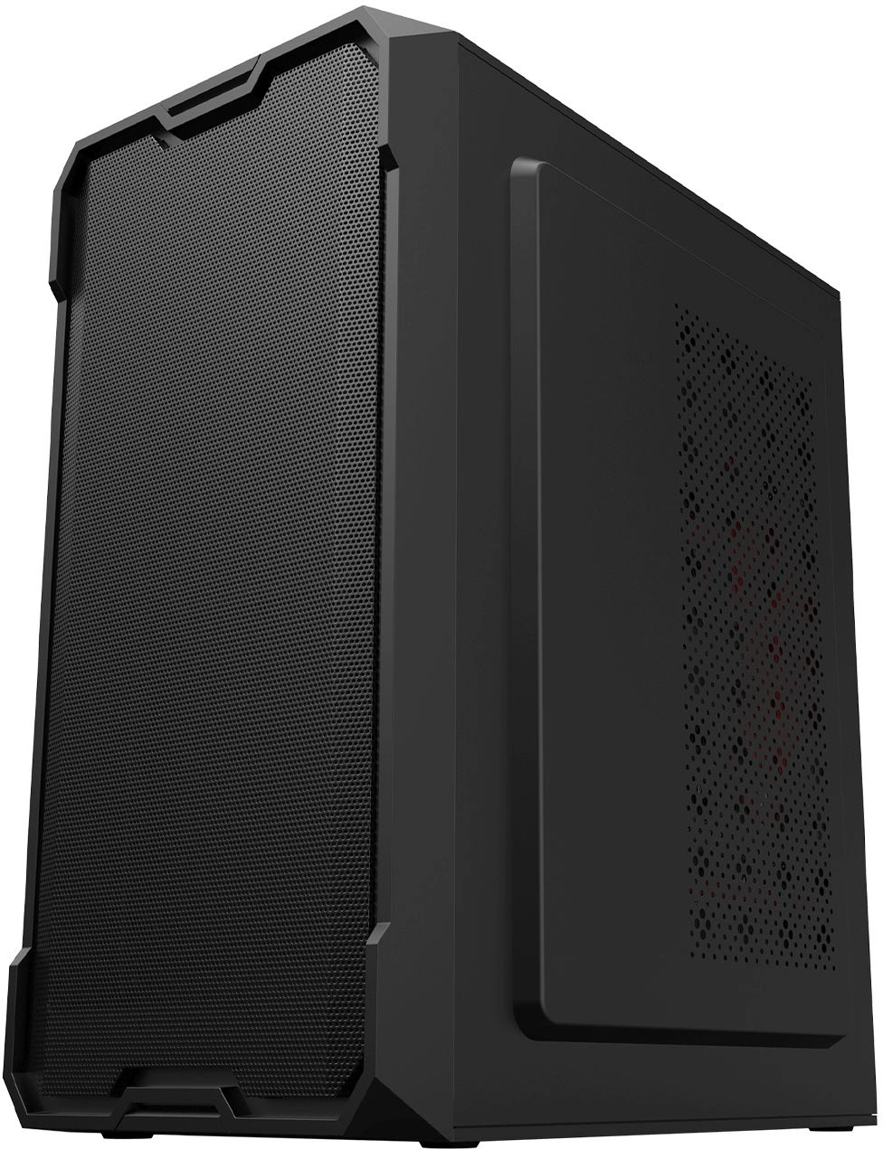 Корпус Bloody CC-129 черный без БП mATX 1x80mm 2x120mm 1xUSB2.0 1xUSB3.0 audio — миниатюра 3