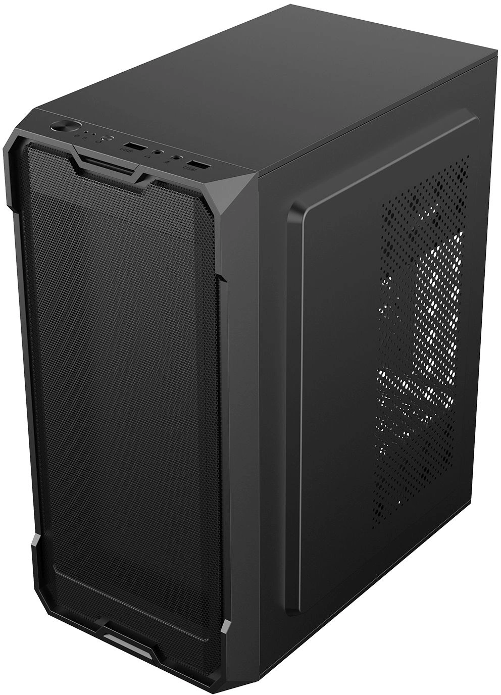 Корпус Bloody CC-129 черный без БП mATX 1x80mm 2x120mm 1xUSB2.0 1xUSB3.0 audio — миниатюра 6