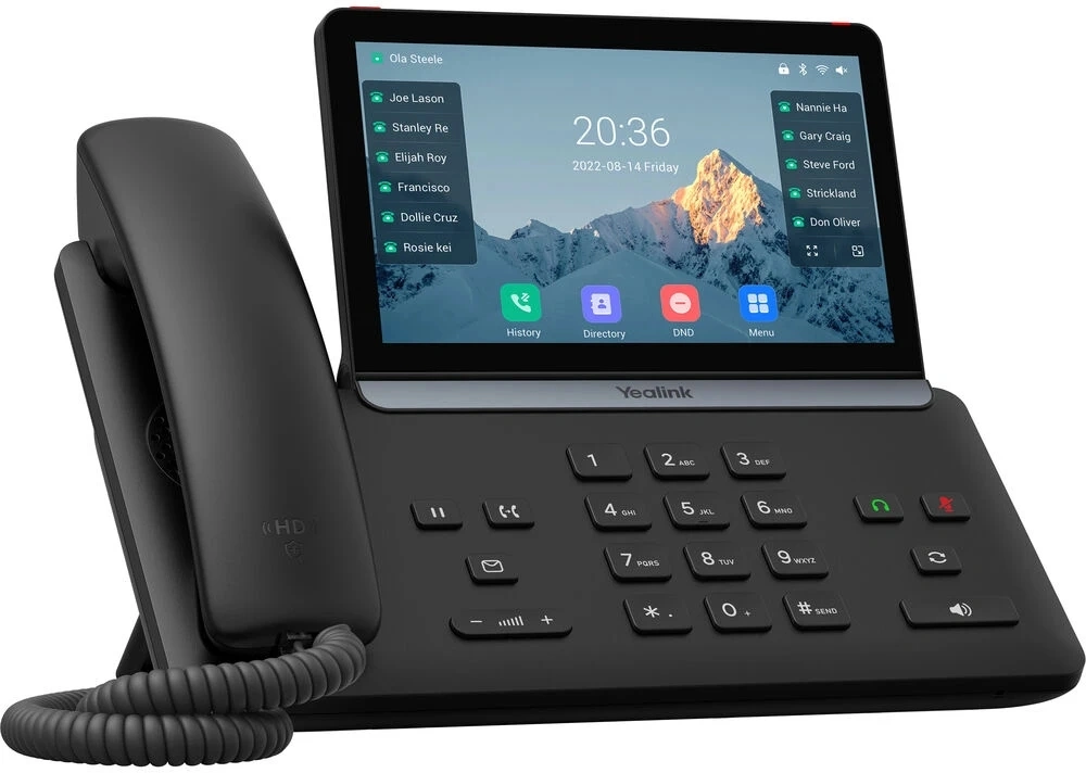 Телефон IP Yealink SIP-T87W черный — миниатюра 2