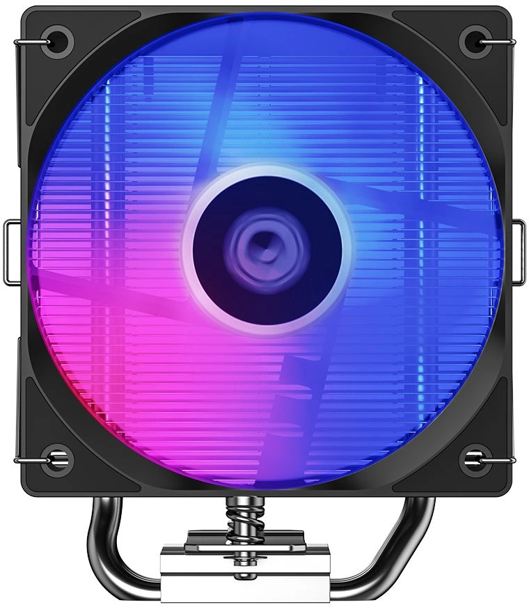 Устройство охлаждения(кулер) ID-Cooling SE-903-XT V2 RGB Soc-AM5/AM4/1200/1700/1851 серебристый/черный 4-pin 140-29.1dB Al+Cu 150W 650gr Ret — миниатюра 4