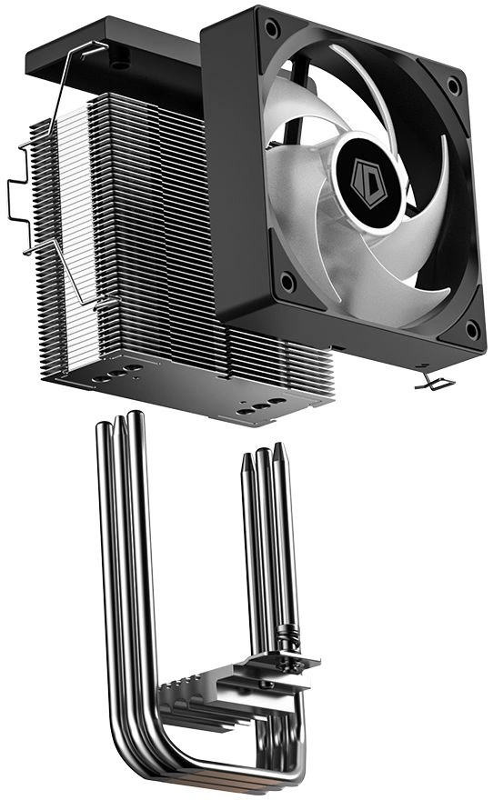 Устройство охлаждения(кулер) ID-Cooling SE-903-XT V2 RGB Soc-AM5/AM4/1200/1700/1851 серебристый/черный 4-pin 140-29.1dB Al+Cu 150W 650gr Ret — миниатюра 9