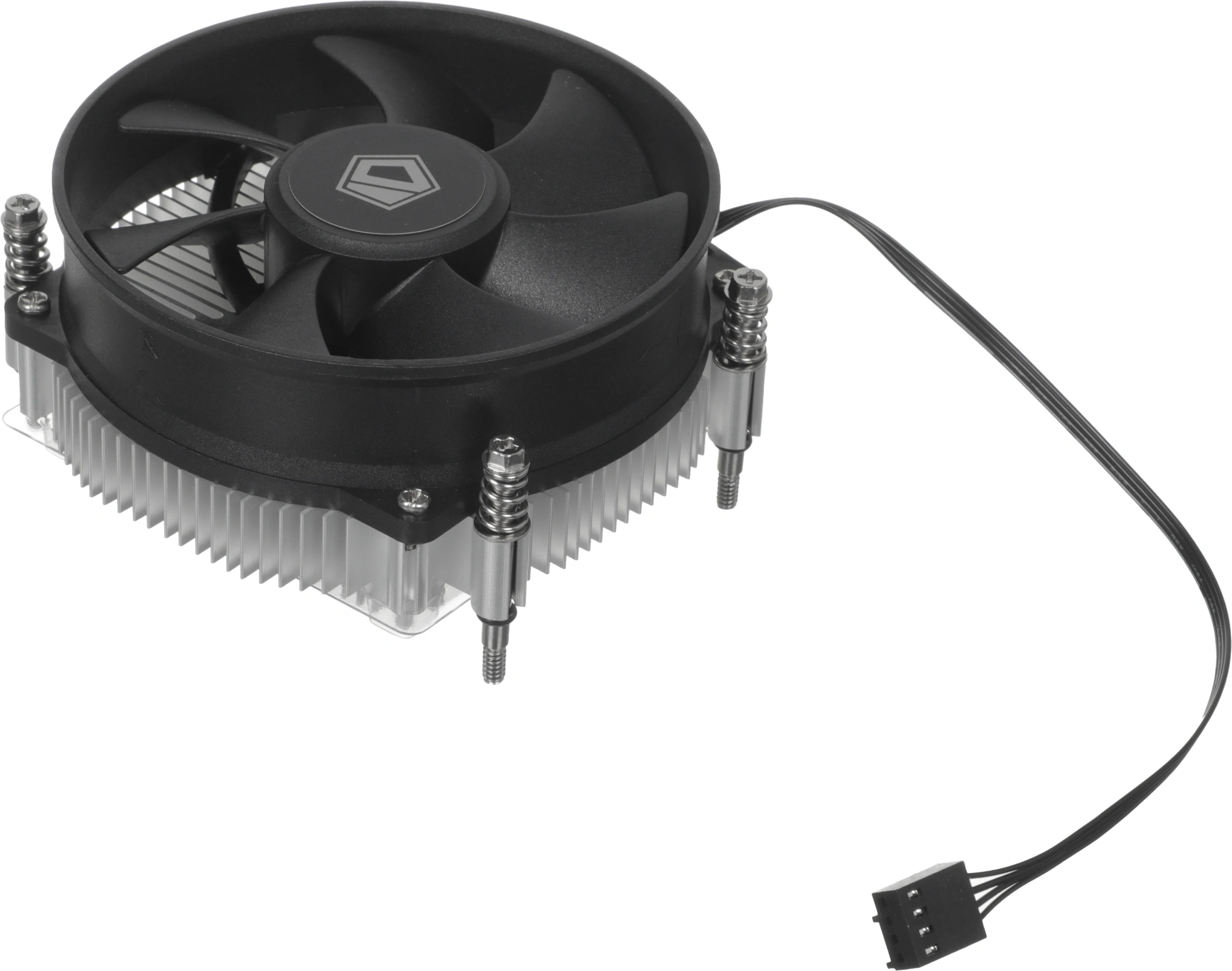 Устройство охлаждения(кулер) ID-Cooling DK-17A нет подсветки Soc-AM5/AM4 серебристый/черный 4-pin 25.8dB Al 65W 300gr Ret — миниатюра 2