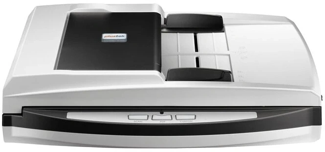 Сканер планшетный/протяжный Plustek SmartOffice PL4080 (0283TS) A4 белый — фото 1