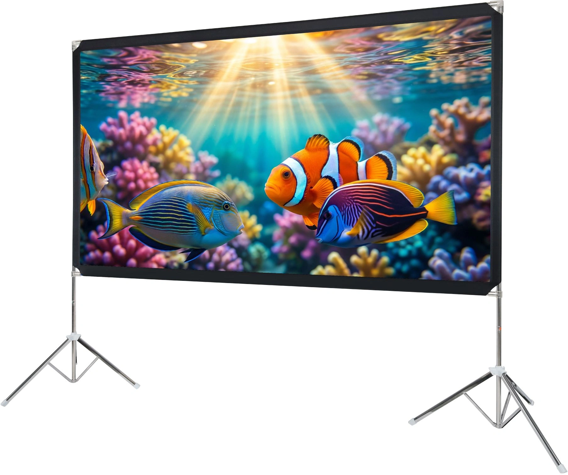 Экран Lumien 100" 134x233см Sky View LSV-100102 16:9 напольный натяжной серебристый — миниатюра 9