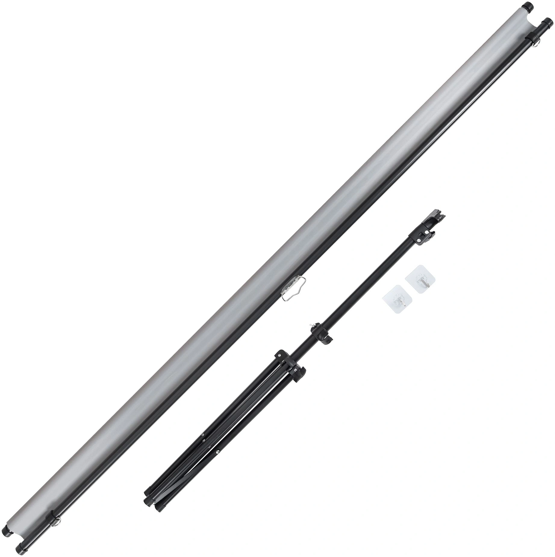 Экран на треноге Lumien 100" 124x120см Sky Cinema LSС-100102 16:9 напольный натяжной черный — миниатюра 19