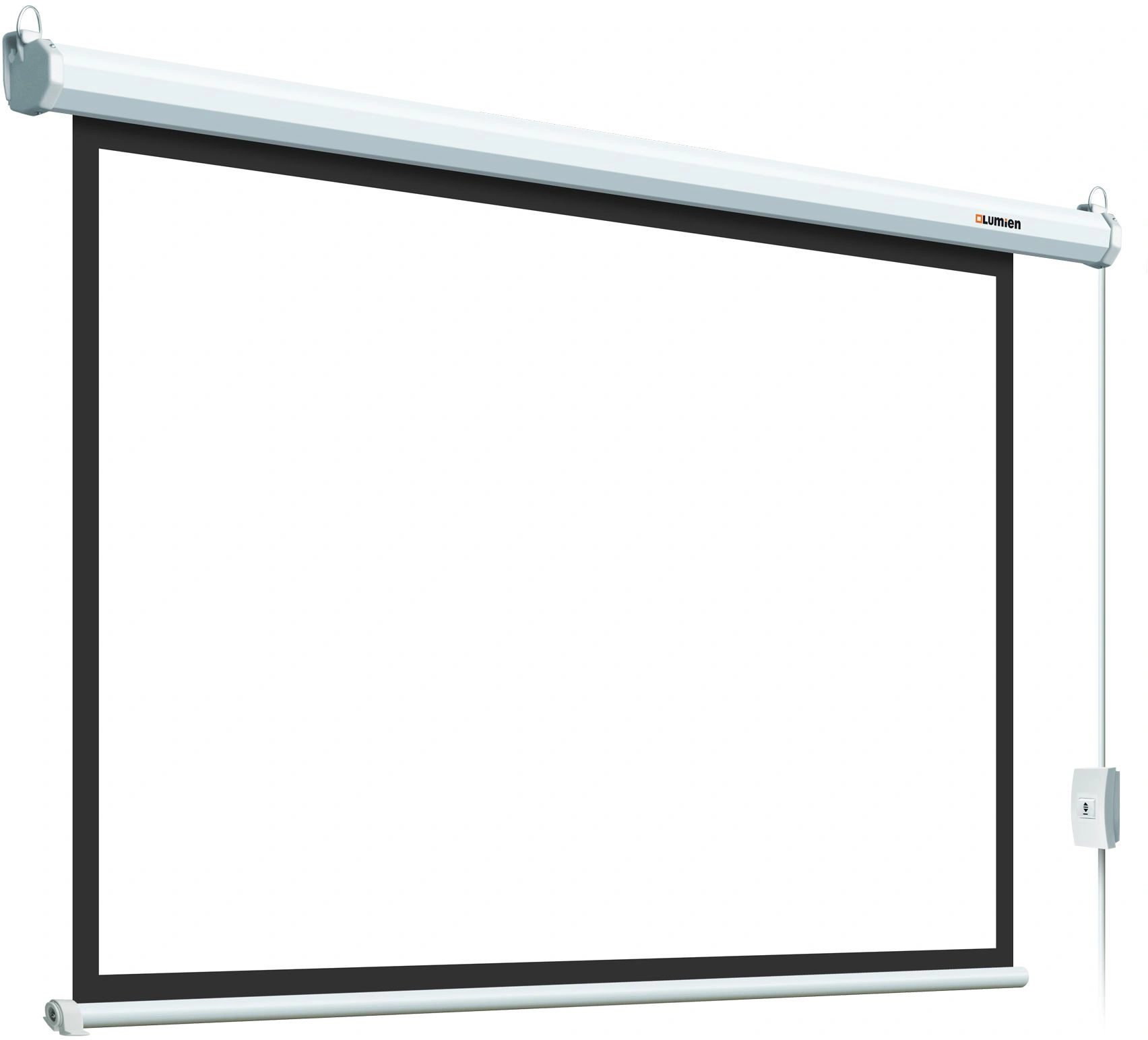 Экран Lumien 84" 137x192см Eco Control LEC-100118 16:9 настенно-потолочный рулонный белый (моторизованный привод) — миниатюра 11