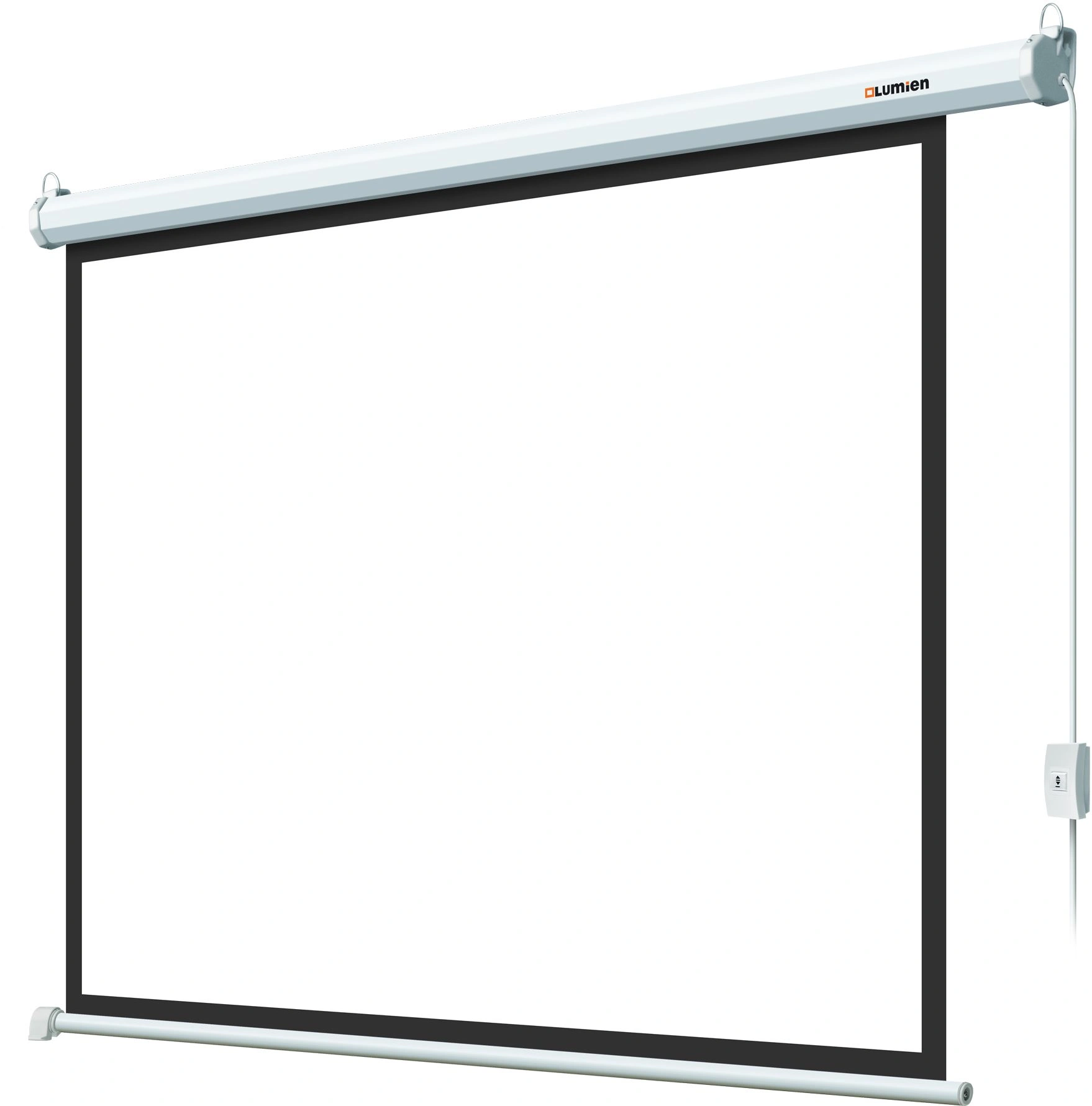 Экран Lumien 84" 137x192см Eco Control LEC-100118 16:9 настенно-потолочный рулонный белый (моторизованный привод) — миниатюра 12
