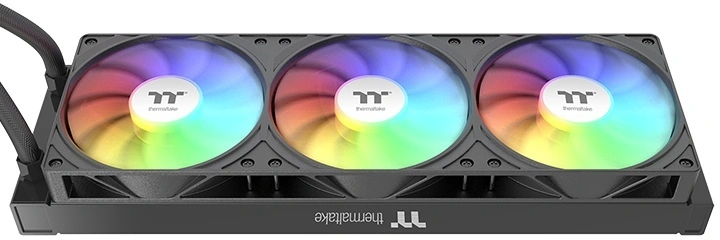 Система водяного охлаждения Thermaltake LB360 Ultra ARGB Soc-AM5/AM4/1200/1700/1851 черный 4-pin 33.8dB Al LCD Ret (CL-W507-PL12SW-A) — миниатюра 2