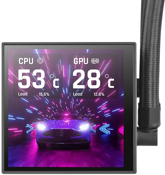 Система водяного охлаждения Thermaltake LB360 Ultra ARGB Soc-AM5/AM4/1200/1700/1851 черный 4-pin 33.8dB Al LCD Ret (CL-W507-PL12SW-A) — миниатюра 5