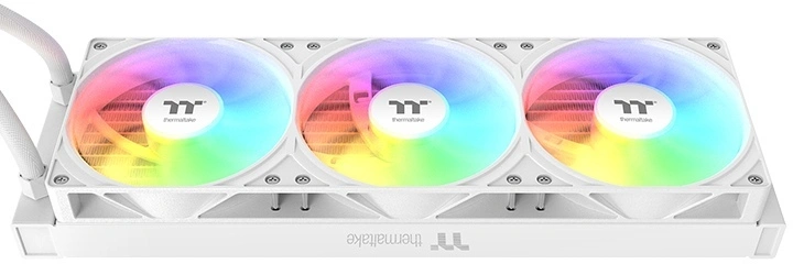 Система водяного охлаждения Thermaltake LB360 Ultra ARGB Soc-AM5/AM4/1200/1700/1851 белый 4-pin 33.8dB Al LCD Ret (CL-W508-PL12SW-A) — миниатюра 2
