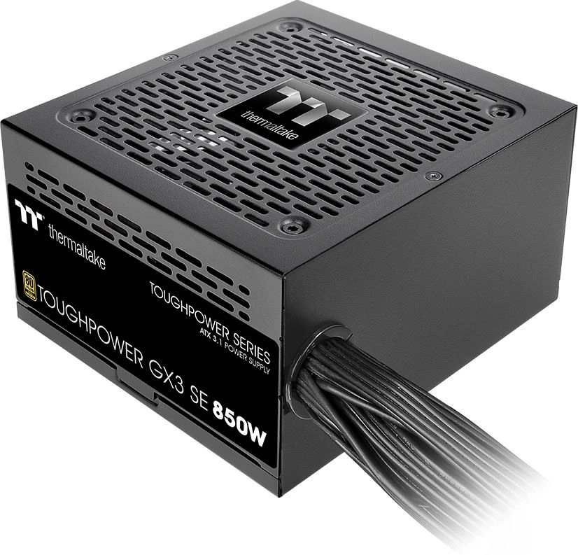 Блок питания Thermaltake ATX 850W Toughpower GX3 SE 80+ gold (20+4pin) APFC 120mm fan 3xSATA RTL — фото 1