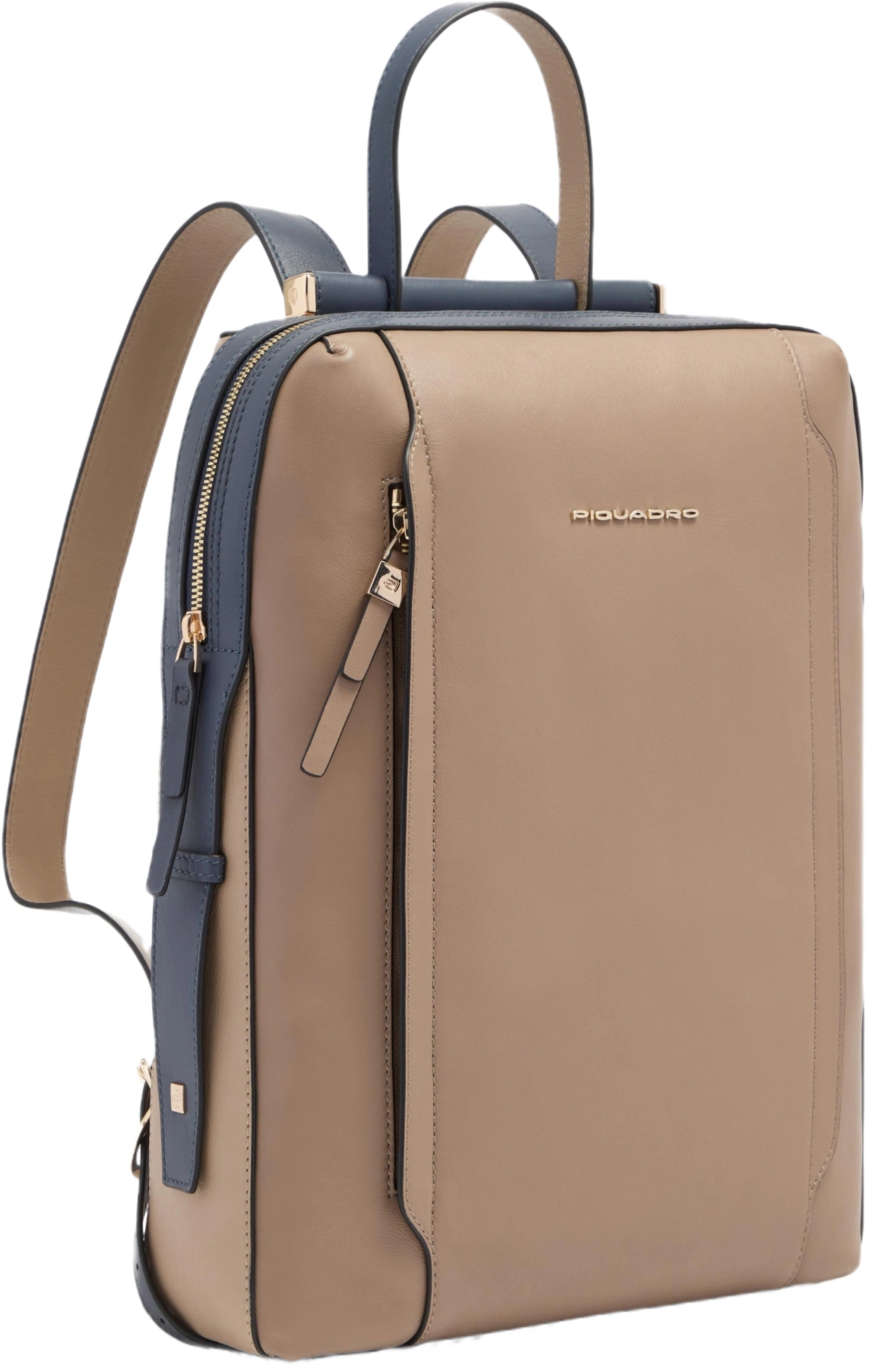 Рюкзак женский Piquadro Circle CA4576W92/TOBLU бежевый/голубой натур.кожа — миниатюра 2