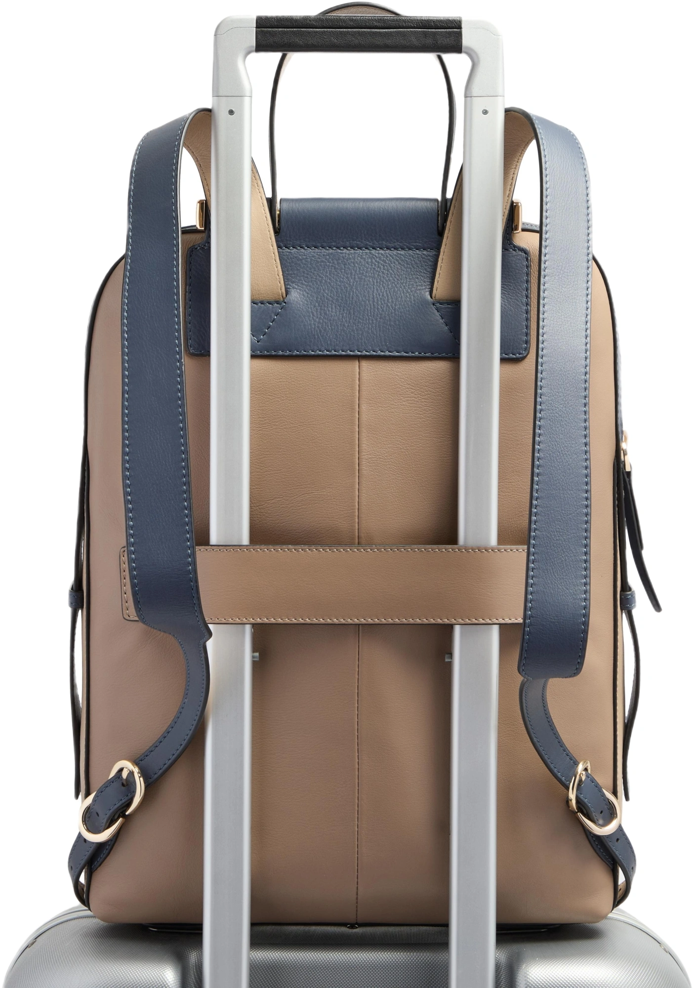 Рюкзак женский Piquadro Circle CA4576W92/TOBLU бежевый/голубой натур.кожа — миниатюра 3