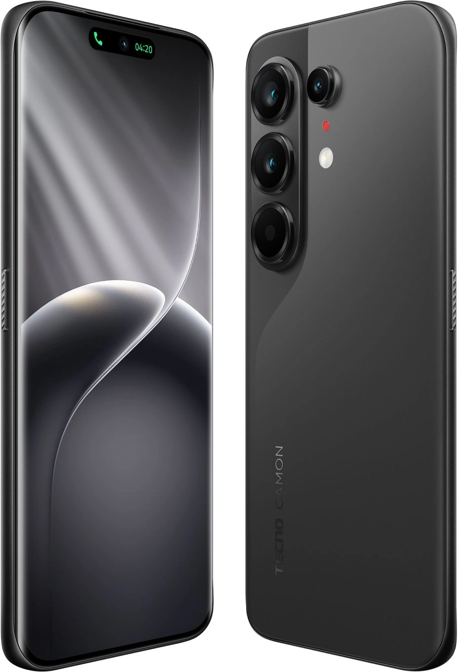 Смартфон Tecno Camon 50 Ultra 5G 256Gb 12Gb черный моноблок 3G 4G 2Sim 6.78" 1208x2644 Android 16 50Mpix 802.11 a/b/g/n/ac/ax NFC GPS GSM900/1800 GSM1900 Protect FM — миниатюра 3