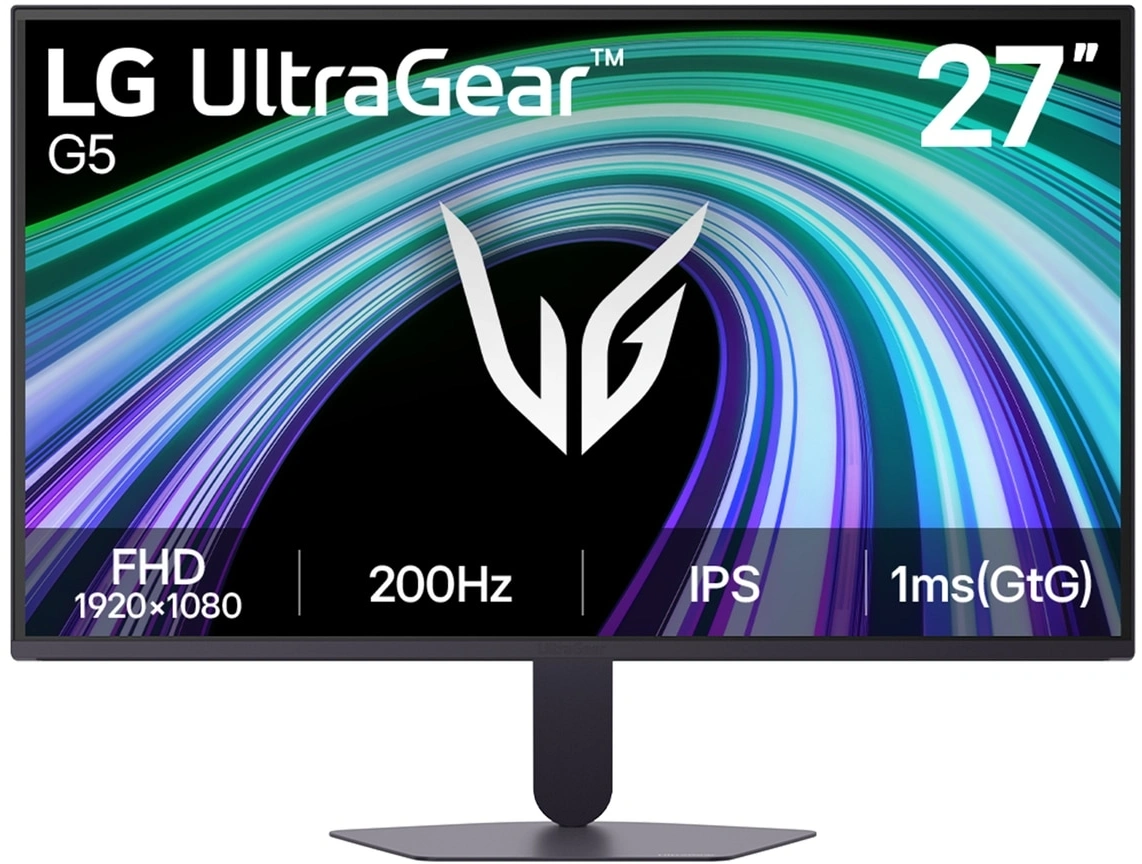 Монитор LG 27" UltraGear 27G523B-B черный IPS LED 16:9 HDMI матовая 1000:1 300cd 178гр/178гр 1920x1080 200Hz FreeSync Premium DP FHD 4.2кг — фото 1