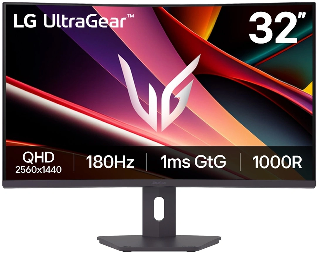 Монитор LG 31.5" UltraGear 32G600A-B черный VA LED 16:9 HDMI матовая HAS Piv 3000:1 300cd 178гр/178гр 2560x1440 180Hz FreeSync DP 2K 6.7кг — фото 1