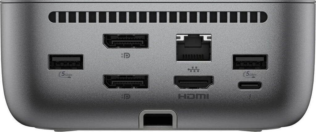 Стыковочная станция HP Thunderbolt 4 G6 Thunderbolt 4 серый 2xDP 1xDVI 1xRJ-45 2xUSB Type-C 1xUSB 3.1 (9X472UT) — миниатюра 6