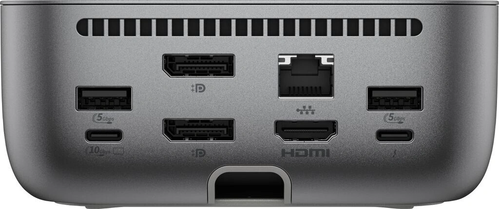 Стыковочная станция HP Thunderbolt 4 Ultra G6 Thunderbolt 4 серый 2xDP 1xDVI 1xRJ-45 2xUSB Type-C 1xUSB 3.1 (9X481UT) — миниатюра 7