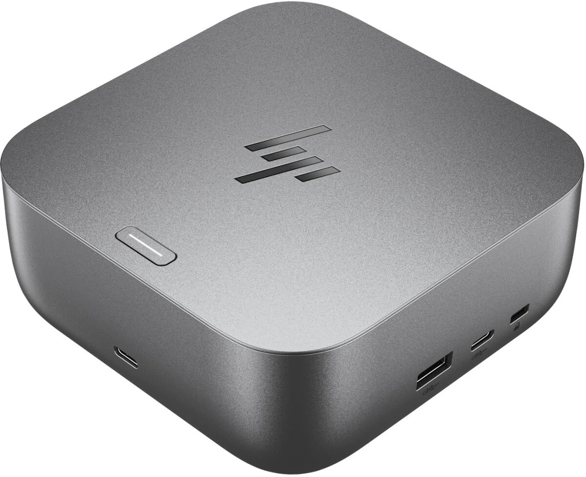 Стыковочная станция HP Ultra G6 Thunderbolt 4 серый 2xDP 1xDVI 1xRJ-45 2xUSB Type-C 1xUSB 3.1 (AW5M5UT) — миниатюра 2