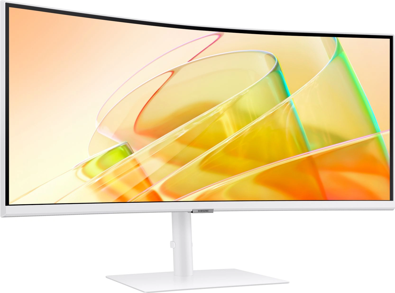 Монитор Samsung 34" ViewFinity S6 S34C650TAUXEN белый VA LED 5ms 21:9 HDMI M/M полуматовая HAS Piv 350cd 178гр/178гр 3440x1440 100Hz FreeSync DP Ultra WQHD USB 8.1кг — миниатюра 6