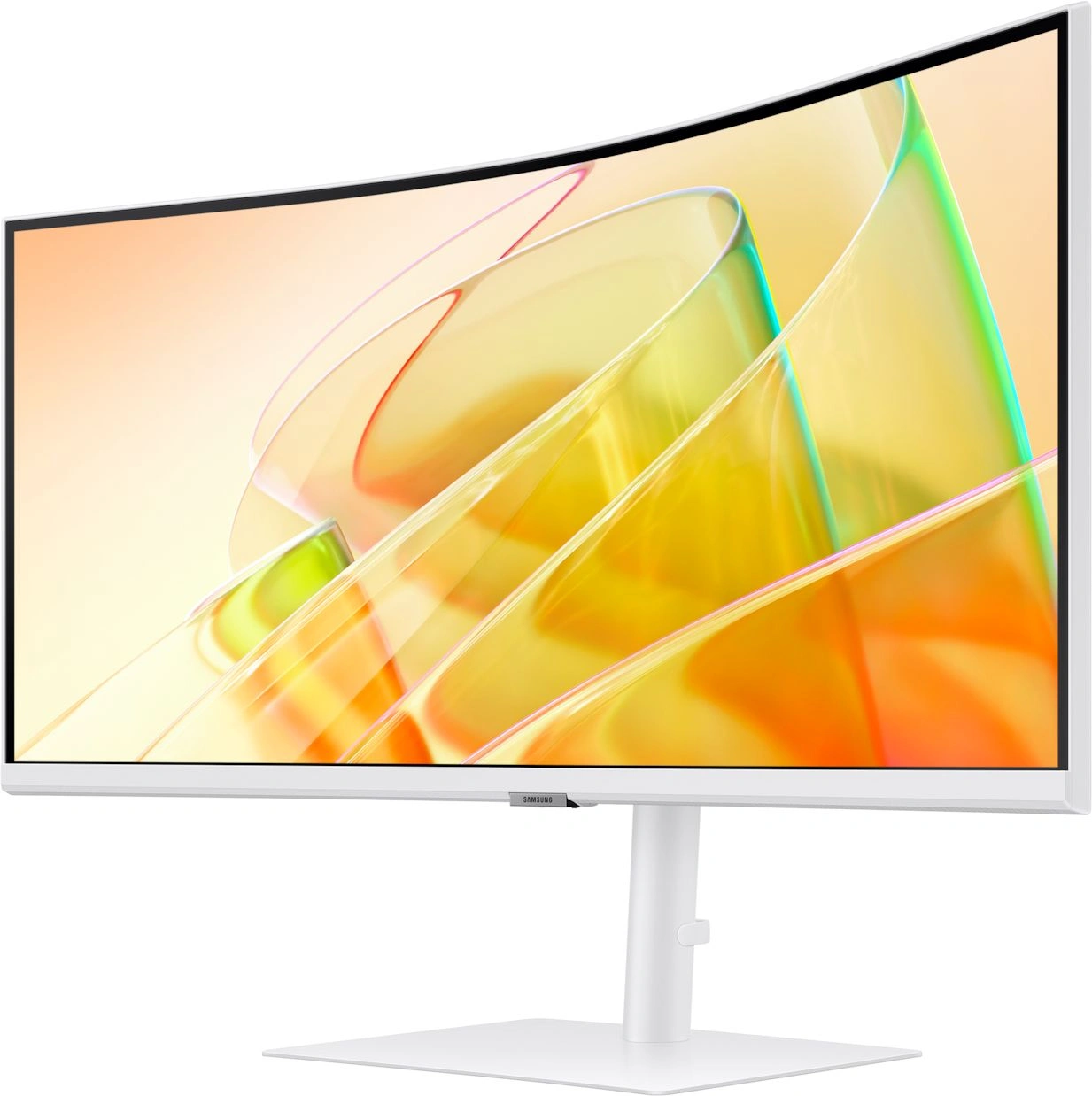 Монитор Samsung 34" ViewFinity S6 S34C650TAUXEN белый VA LED 5ms 21:9 HDMI M/M полуматовая HAS Piv 350cd 178гр/178гр 3440x1440 100Hz FreeSync DP Ultra WQHD USB 8.1кг — миниатюра 7