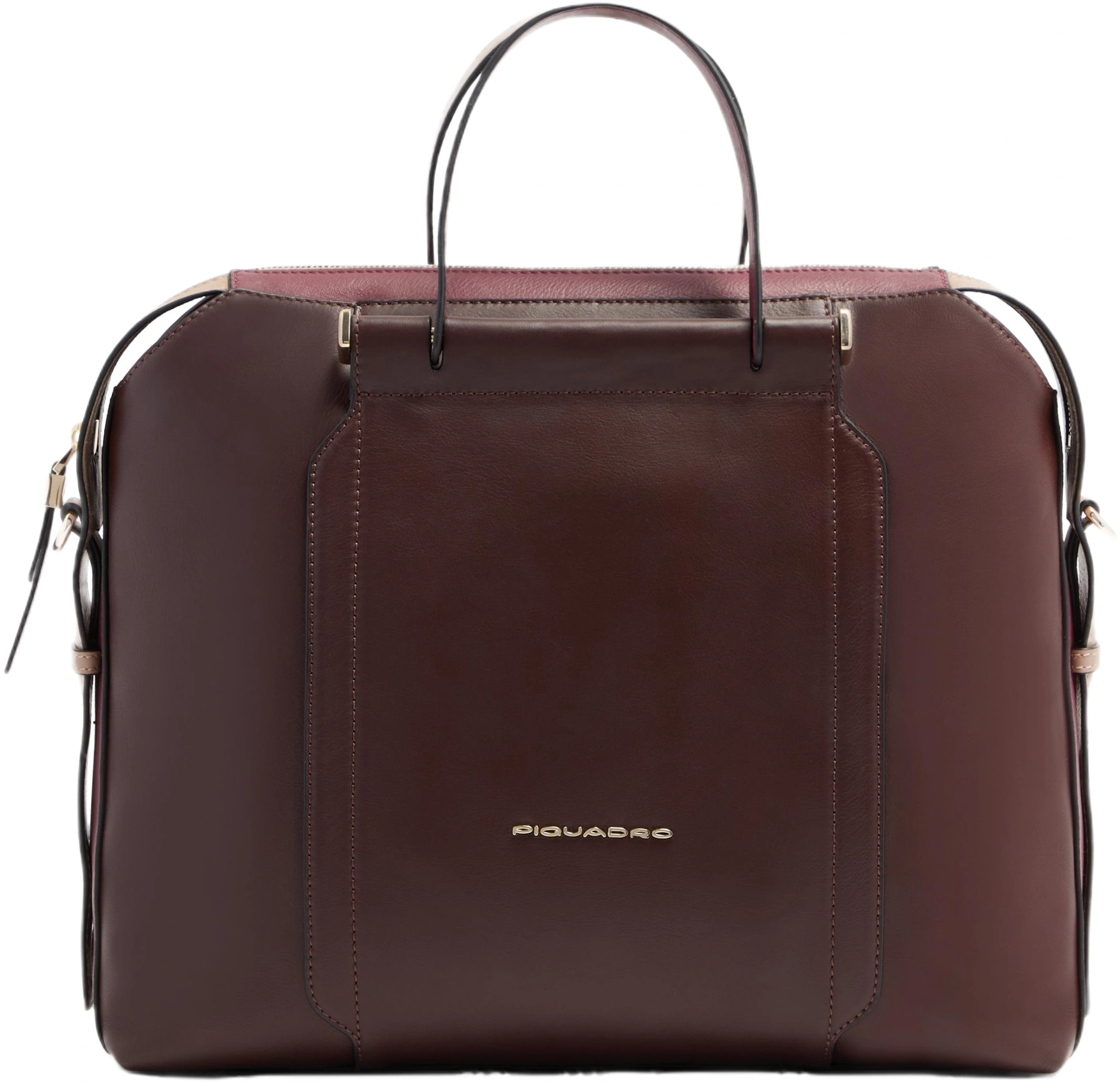 Сумка женская Piquadro Circle CA4577W92/BORO с отделением для ноутбука 14" сливовая натур.кожа — фото 1
