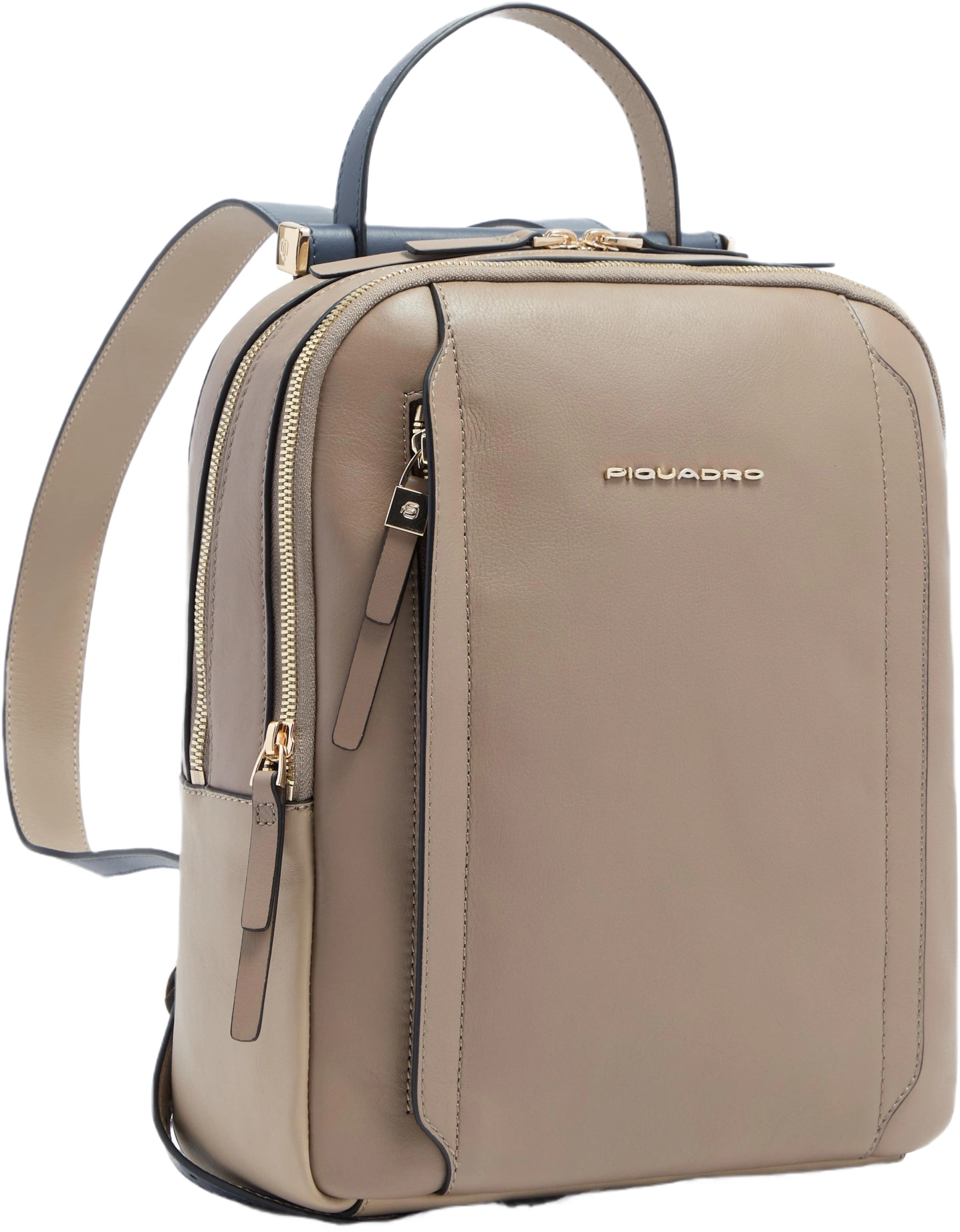 Рюкзак женский Piquadro Circle CA5566W92/TOBLU бежевый/голубой натур.кожа — миниатюра 2