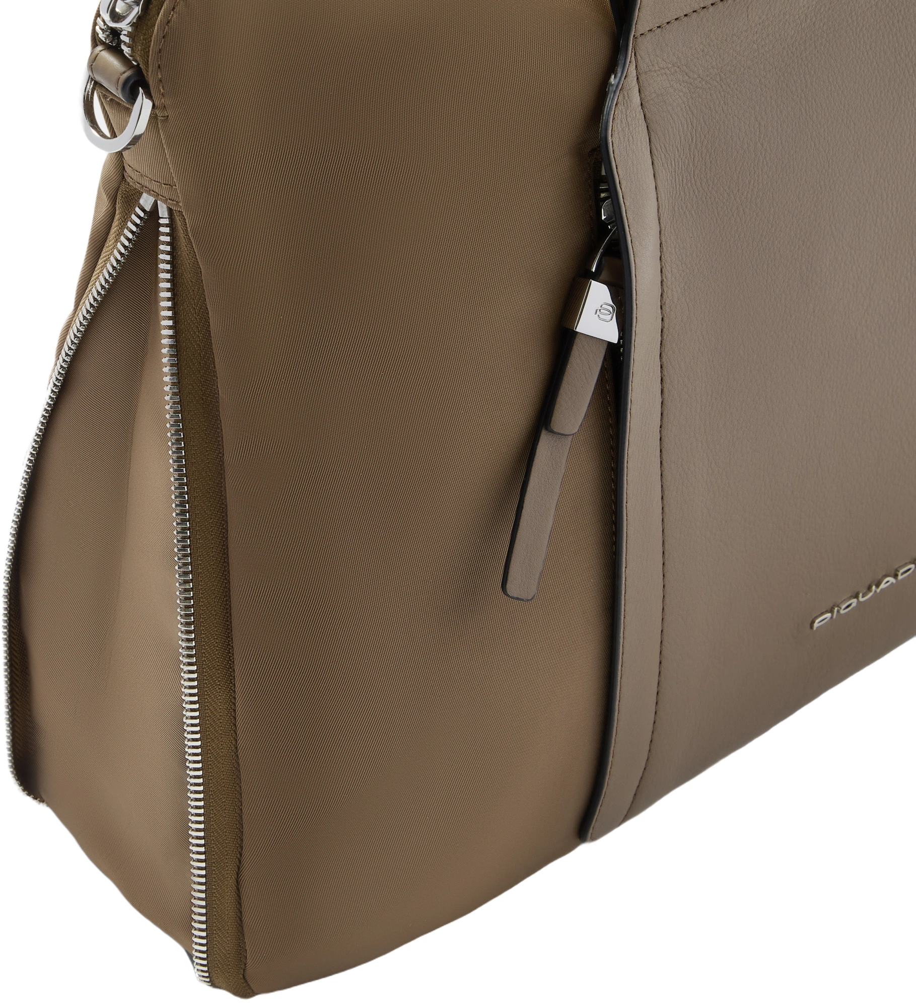 Деловая сумка женская Piquadro Lyra CA4021W92T/M с отделением для ноутбука 15.6" коричневая нейлон/натур.кожа — миниатюра 5