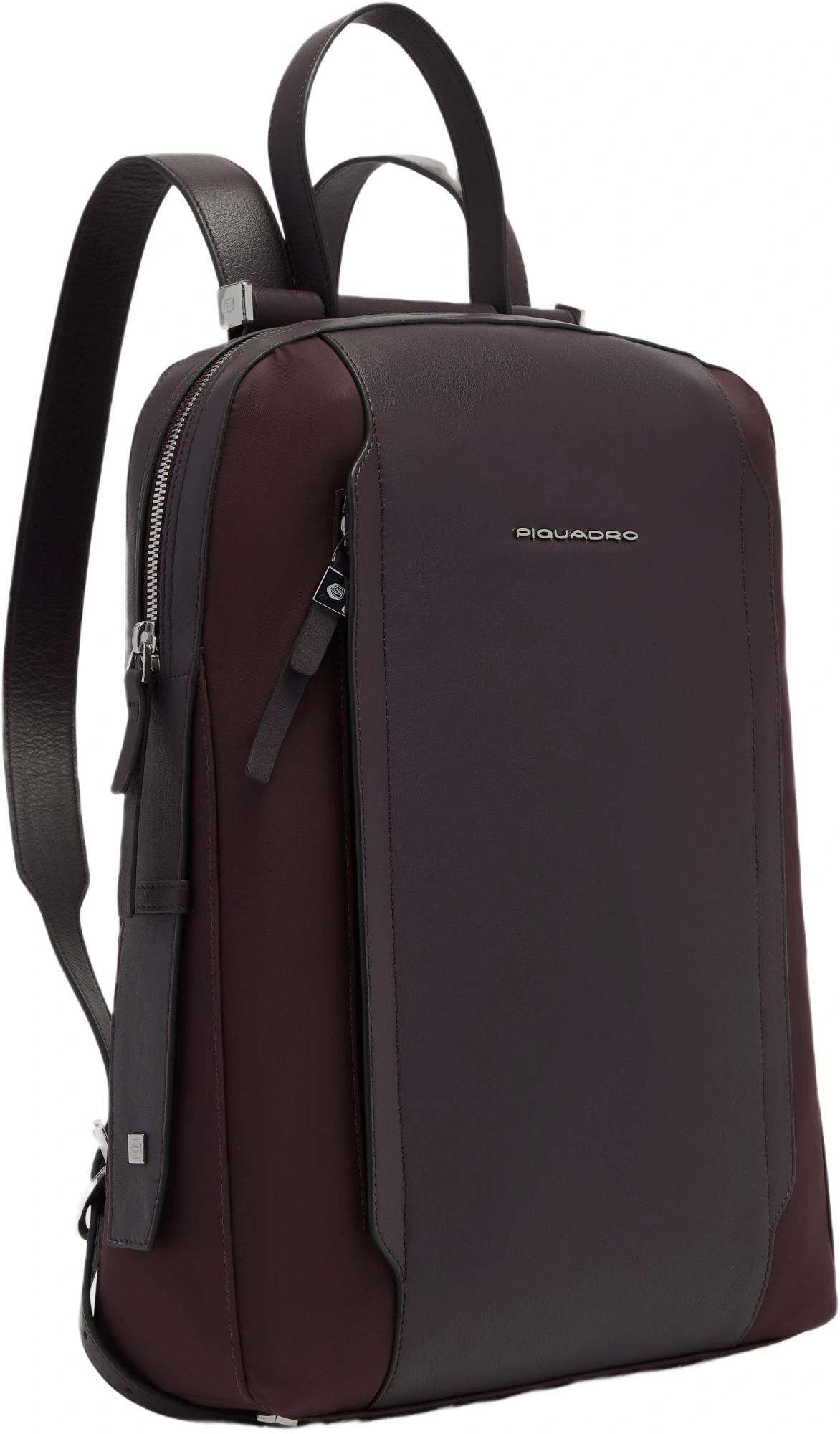 Рюкзак женский Piquadro Lyra CA4576W92T/BO2 бордовый нейлон/натур.кожа — миниатюра 2