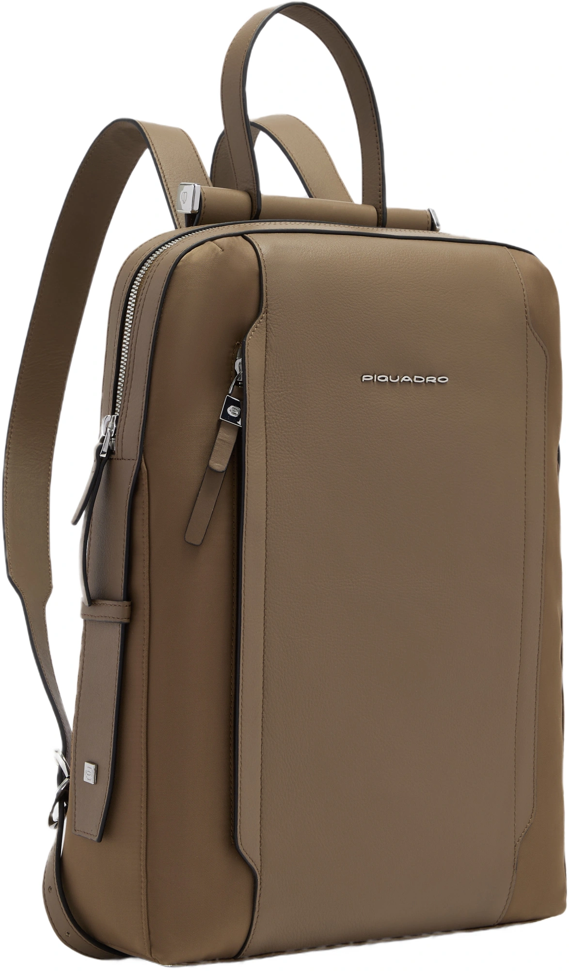 Рюкзак женский Piquadro Lyra CA4576W92T/M коричневый нейлон/натур.кожа — миниатюра 2