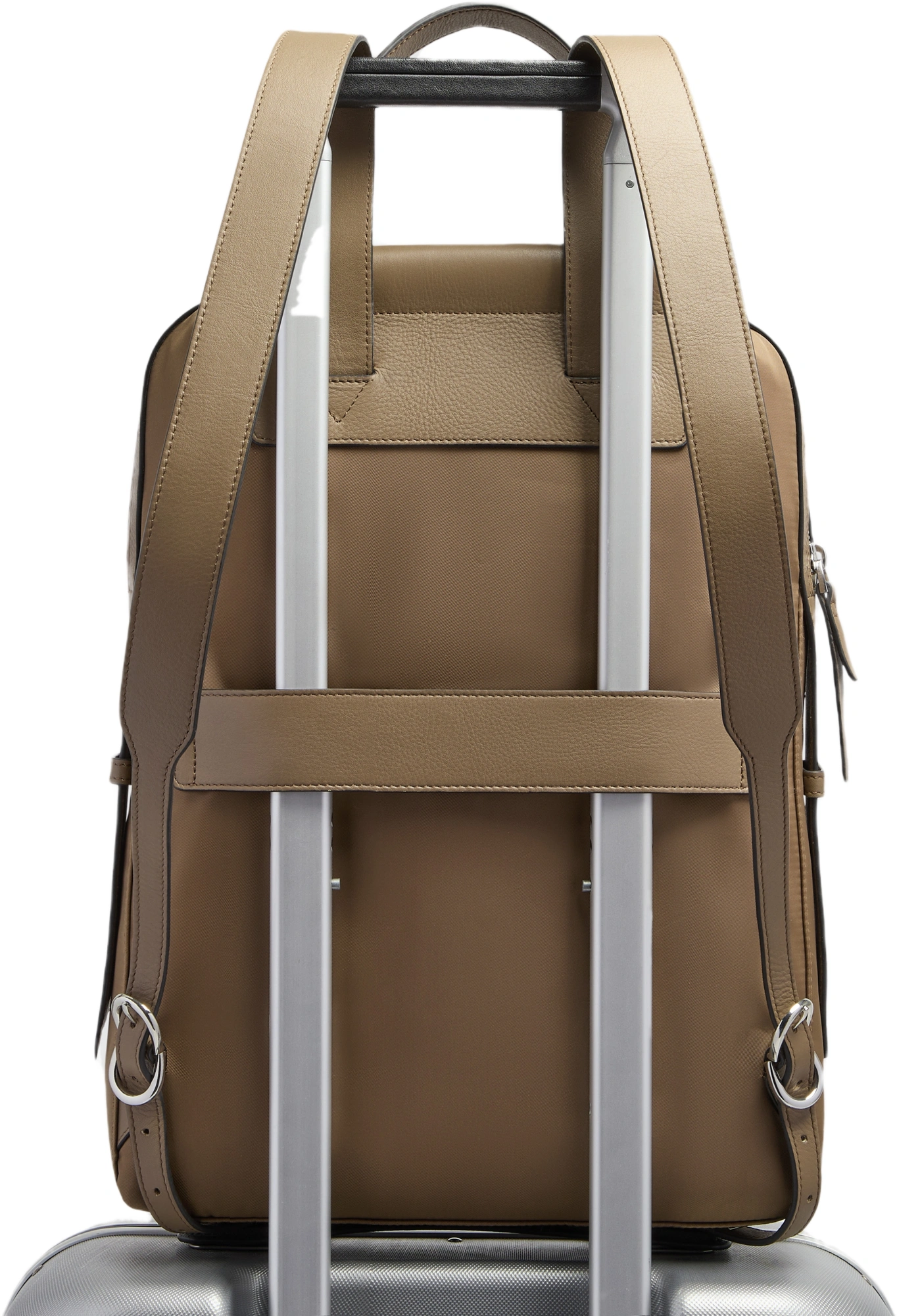 Рюкзак женский Piquadro Lyra CA4576W92T/M коричневый нейлон/натур.кожа — миниатюра 3