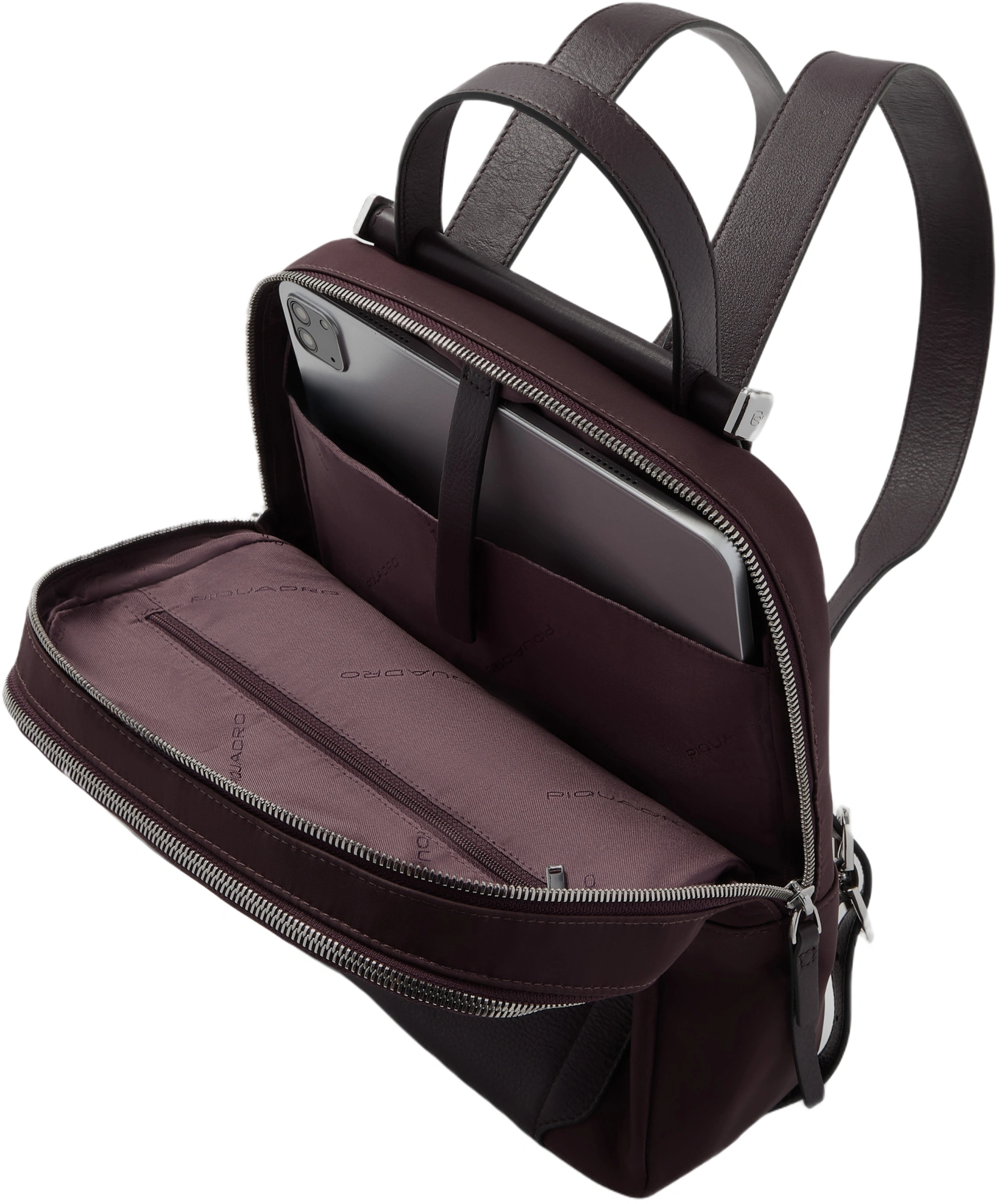 Рюкзак женский Piquadro Lyra CA5566W92T/BO2 бордовый ткань/натур.кожа — миниатюра 4