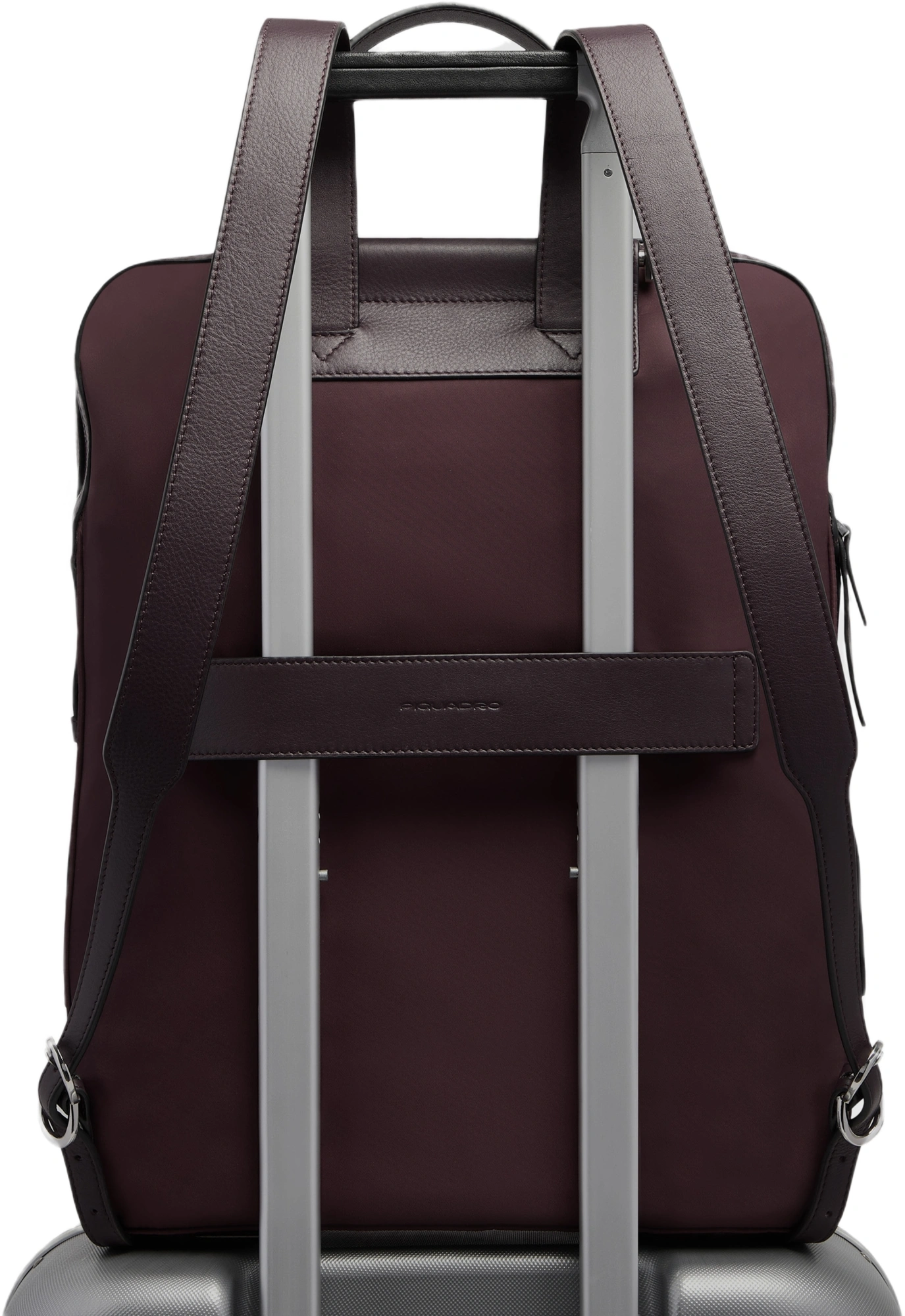 Рюкзак женский Piquadro Lyra CA7042W92T/BO2 бордовый нейлон/натур.кожа — миниатюра 3