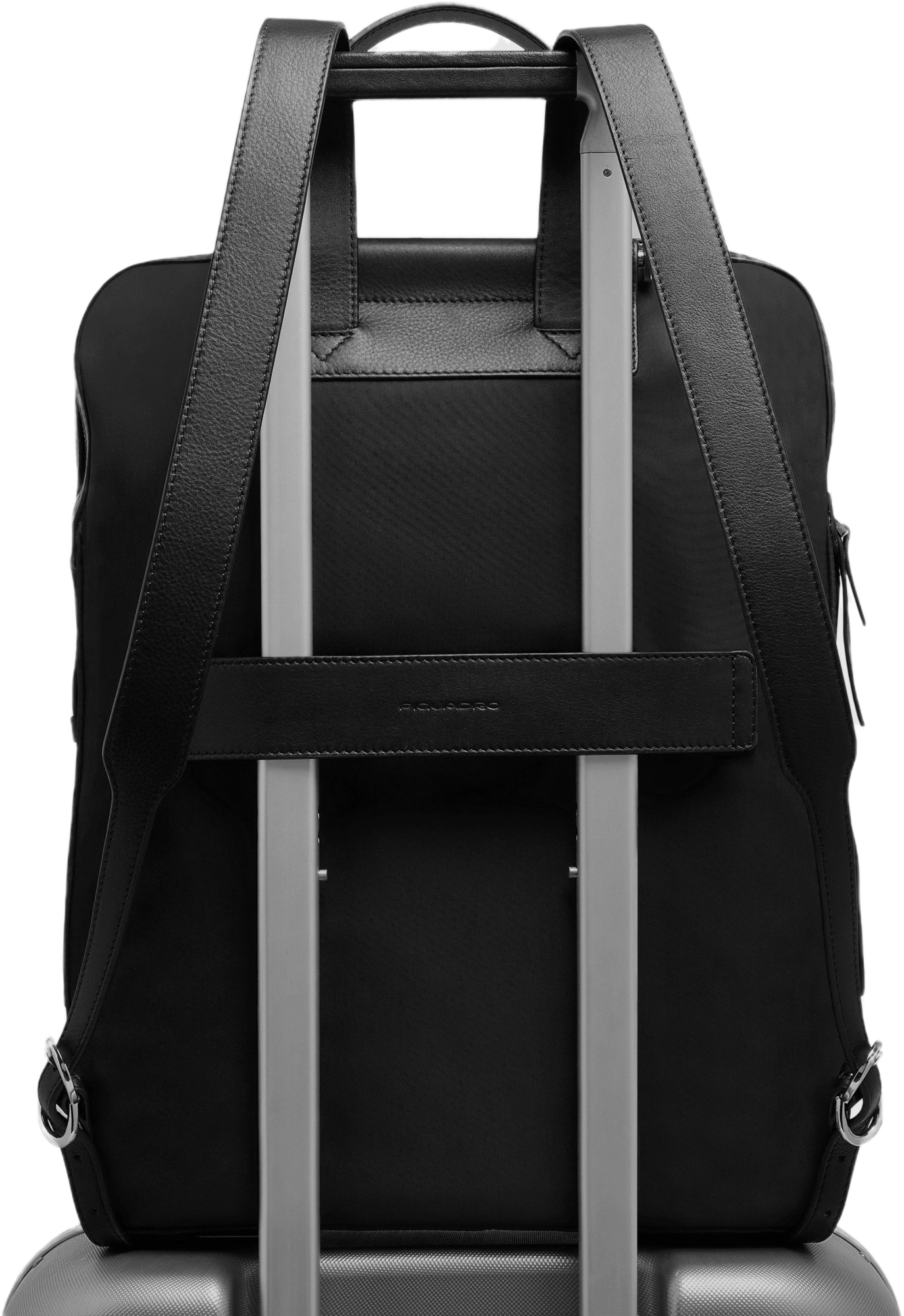 Рюкзак женский Piquadro Lyra CA7042W92T/N черный нейлон/натур.кожа — миниатюра 3