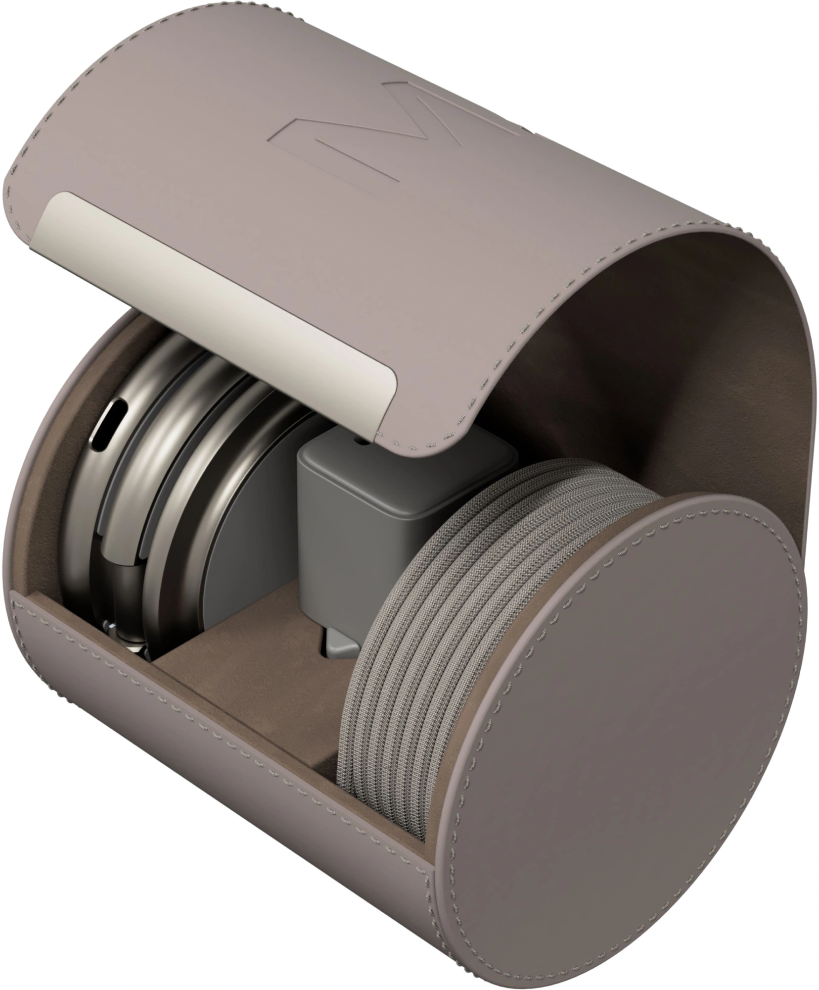 Беспроводное зар./устр. Magssory WCH073 25W 3A (PD+QC+SCP+FCP+AFC) для Apple титановый — фото 1