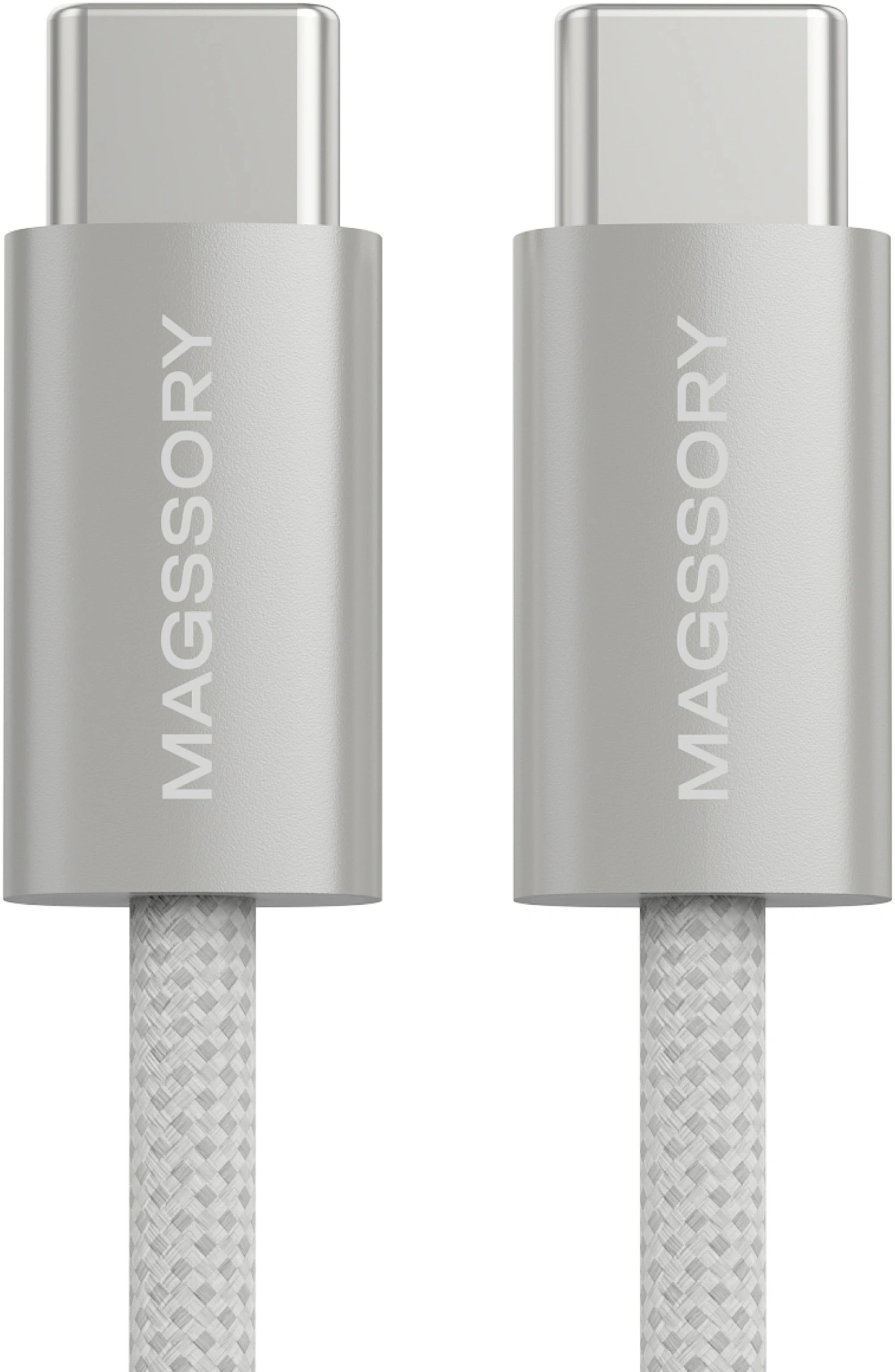 Кабель Magssory CBL002 USB Type-C (m)-USB Type-C (m) 1.5м белый коробка — миниатюра 4