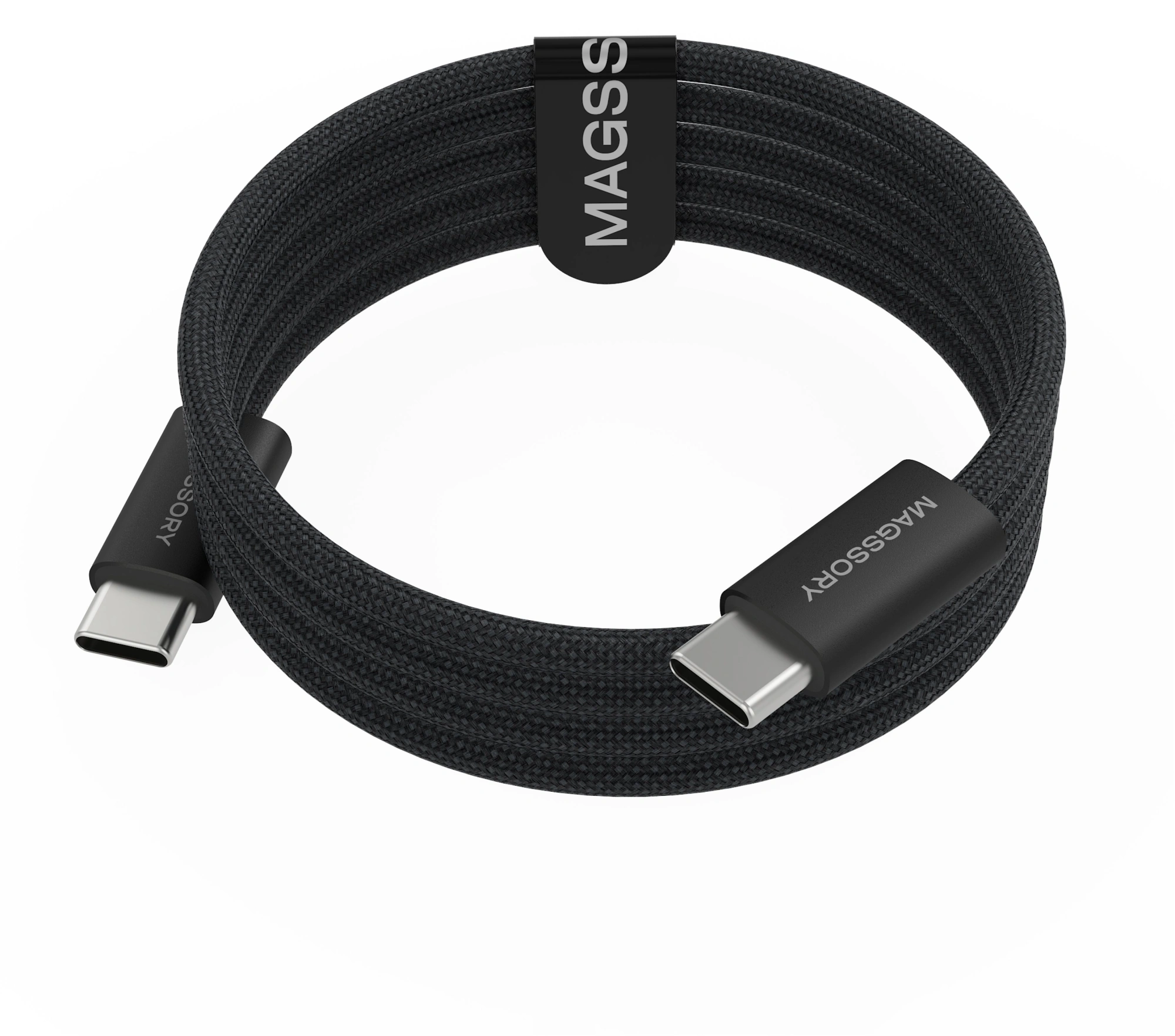 Кабель Magssory CBL002 USB Type-C (m)-USB Type-C (m) 1.5м черный коробка — миниатюра 2