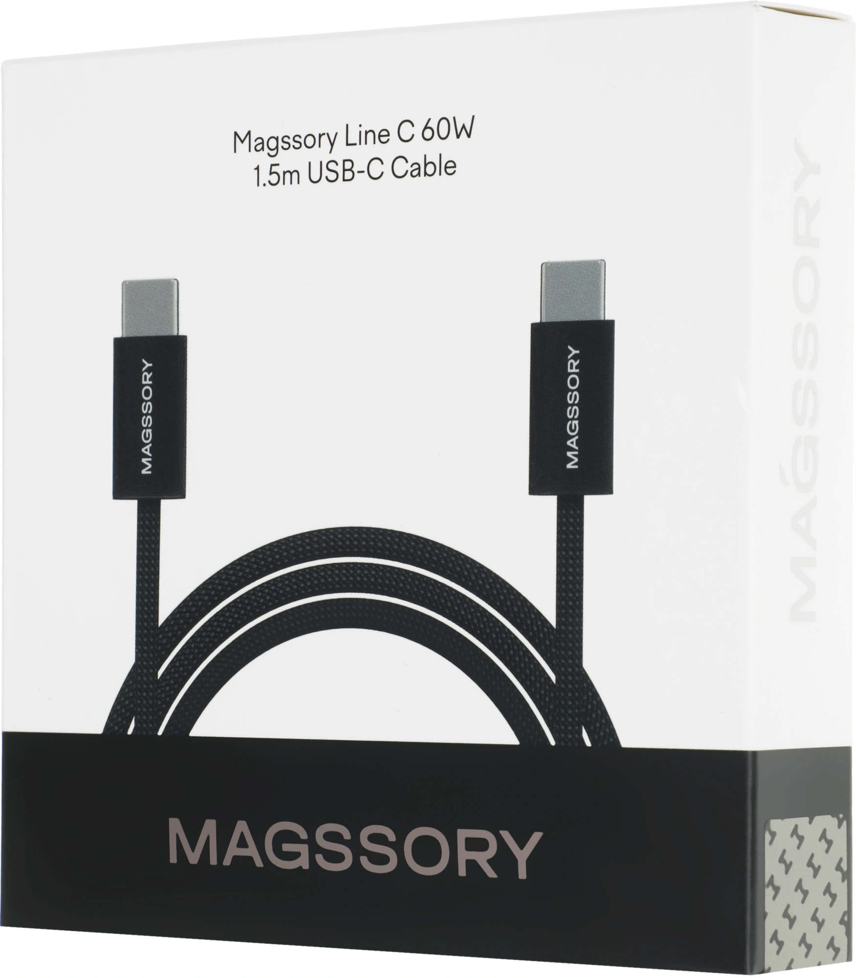 Кабель Magssory CBL002 USB Type-C (m)-USB Type-C (m) 1.5м черный коробка — миниатюра 5