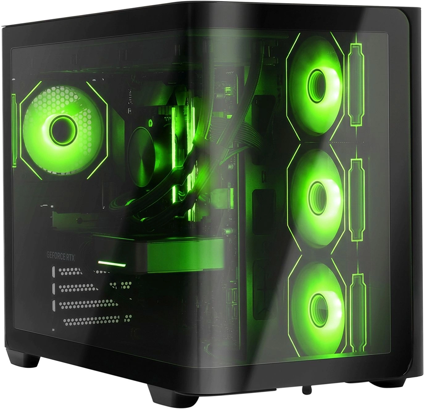 ПК Bloody BD-PC CZ79V3 MT i7 14700KF (3.4) 64Gb SSD1Tb RTX5070 12Gb Windows 11 Home 64 2.5xGbitEth 750W черный (RUS) (2170113) — миниатюра 3