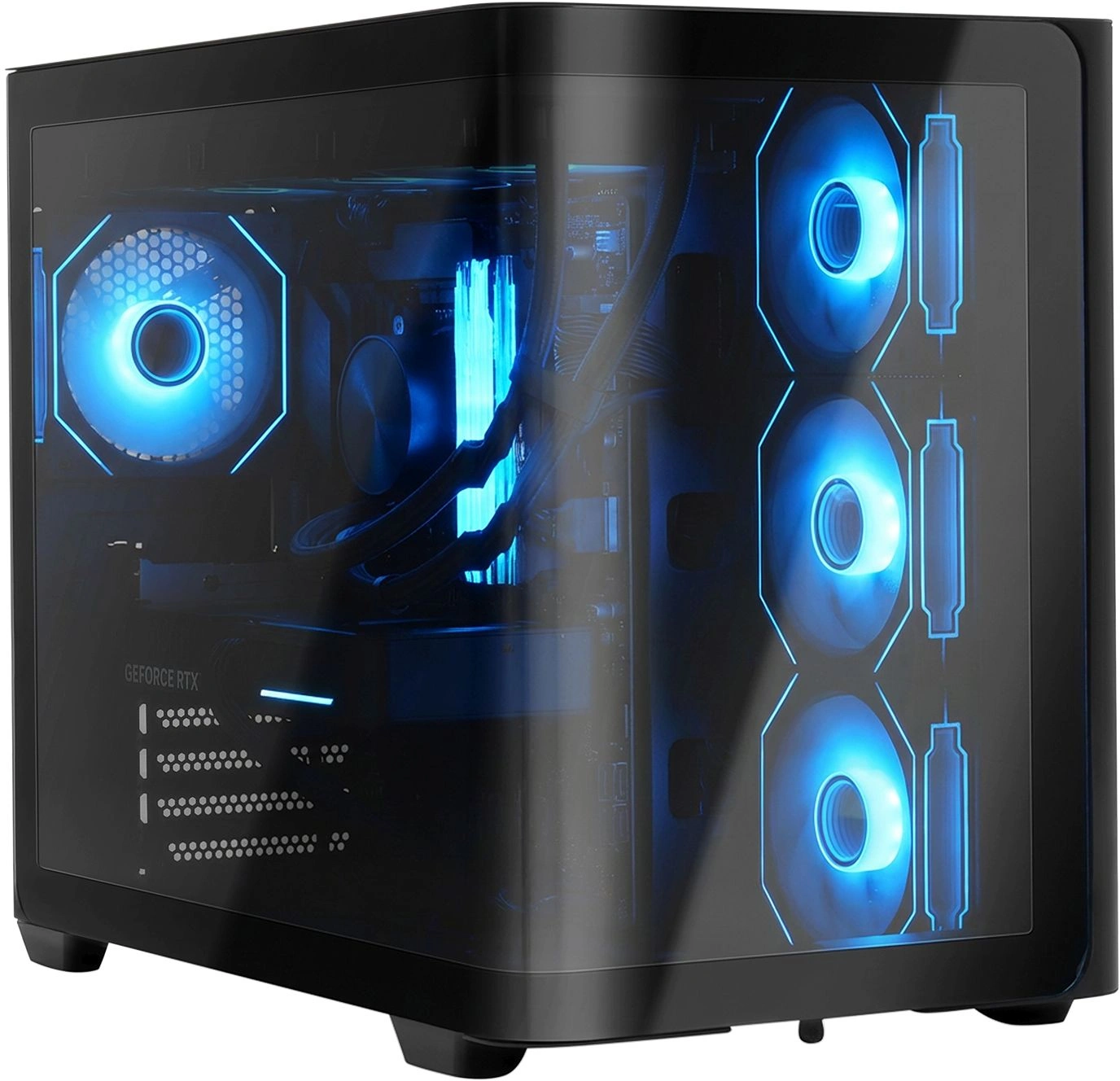ПК Bloody BD-PC CZ79V3 MT i7 14700KF (3.4) 64Gb SSD1Tb RTX5080 16Gb Windows 11 Home 64 2.5xGbitEth WiFi BT 850W черный (RUS) (2170116) — миниатюра 4