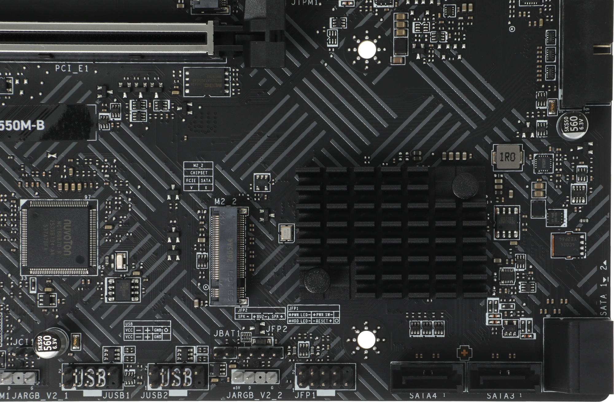 Материнская плата MSI PRO B550M-B Soc-AM4 AMD B550 2xDDR4 mATX AC`97 8ch(7.1) GbLAN RAID+HDMI+DP — миниатюра 5
