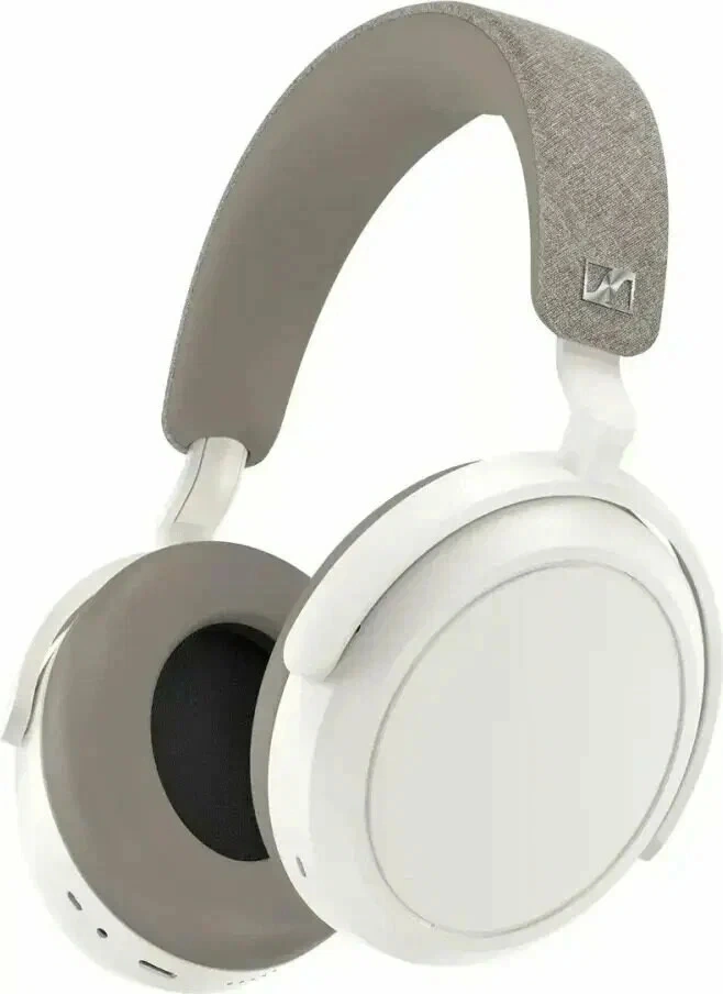 Гарнитура мониторные Sennheiser Momentum Wireless 4 2м белый беспроводные bluetooth оголовье (509267 M4AEBT WHITE) — фото 1