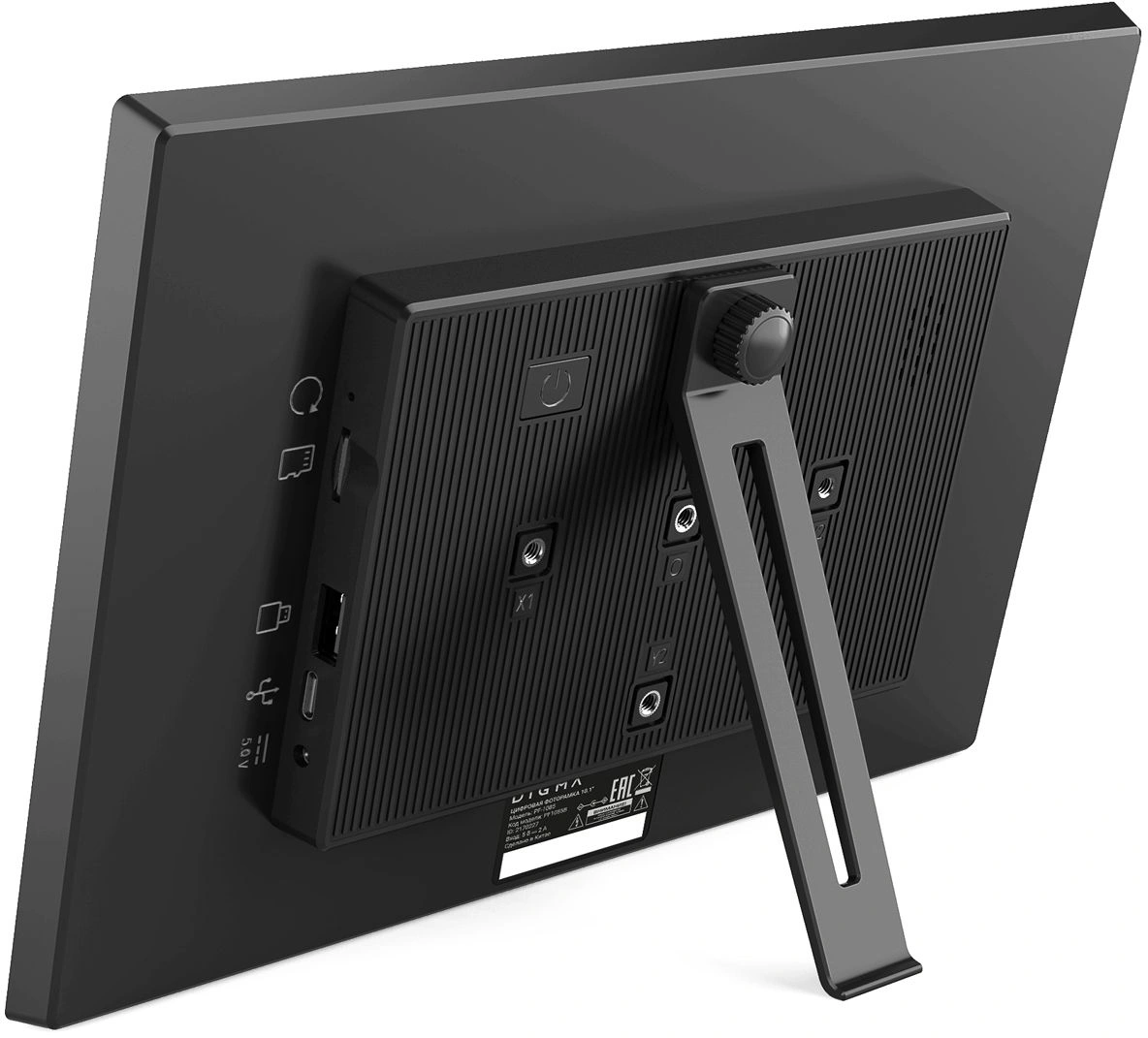 Фоторамка Digma 11" PF-1155 1280x800 черный пластик 16Gb Видео WiFi — миниатюра 15