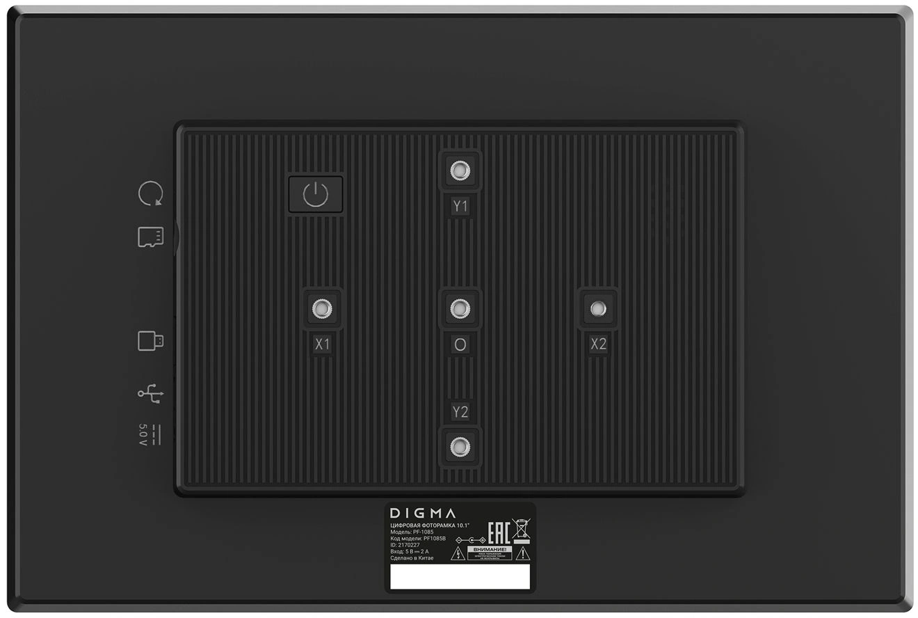 Фоторамка Digma 11" PF-1155 1280x800 черный пластик 16Gb Видео WiFi — миниатюра 17