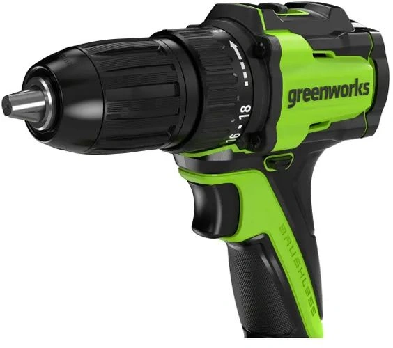 Дрель-шуруповерт Greenworks DD345 аккум. патрон:быстрозажимной (3708307CUA) — миниатюра 4