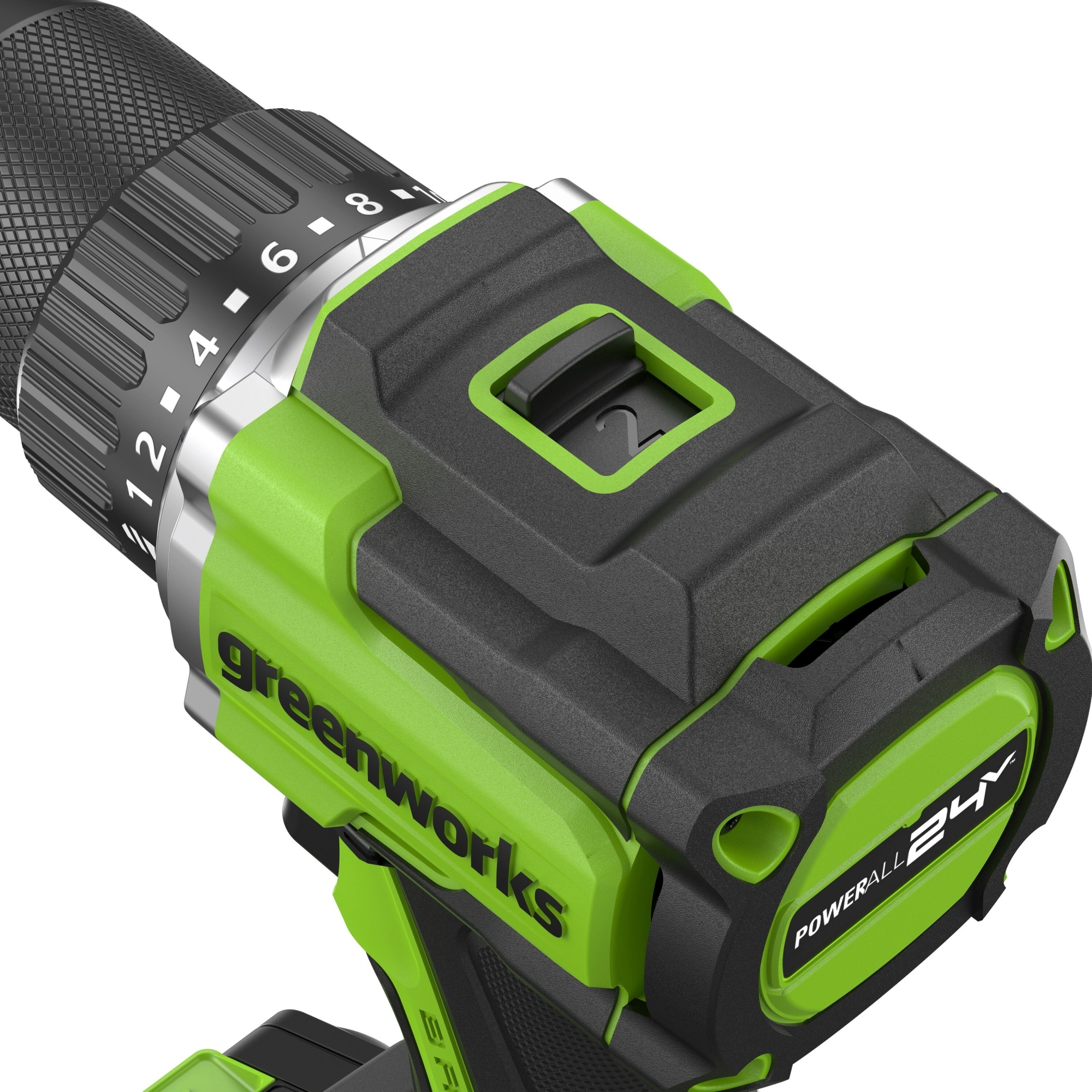 Дрель-шуруповерт Greenworks DD560 аккум. патрон:быстрозажимной (3708407CUB) — миниатюра 10