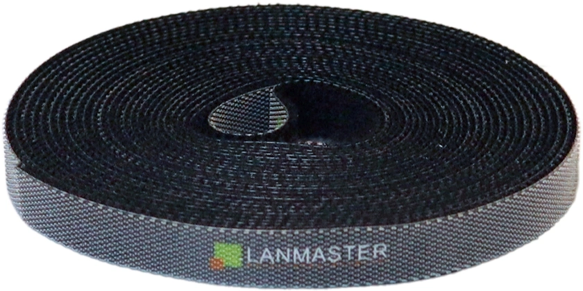 Хомут-липучка Lanmaster LAN-VCS5M-BK 5000x10мм полиамид черный — миниатюра 2